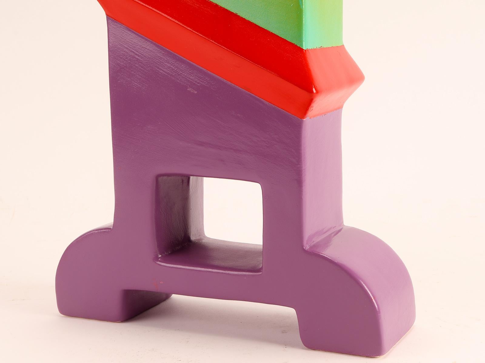 Vaso in ceramica Memphis, 