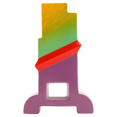 Ceramic vase Memphis, “BASTIONE” by Luciano Florio Paccagnella, Milan, 1990’s. Ceramic vase Memphis, “BASTIONE” by Luciano Florio Paccagnella, Milan, 1990’s.