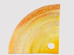 Ceramic vase Memphis, “SHELL” by Luciano Florio Paccagnella, Milan, 1990’s.