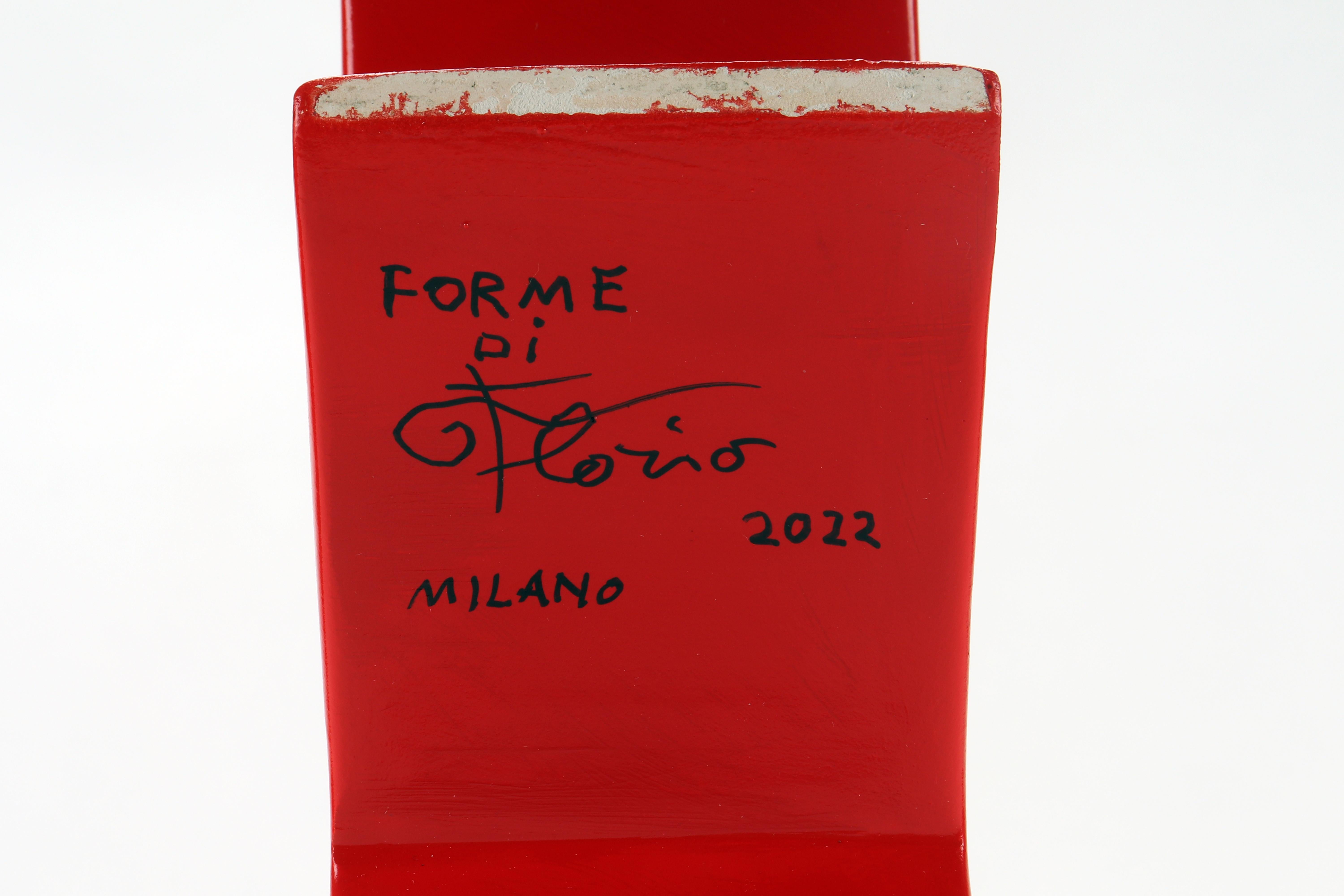 Ceramic Vase Memphis by Luciano Florio Paccagnella, Milan, 1990s For Sale 4