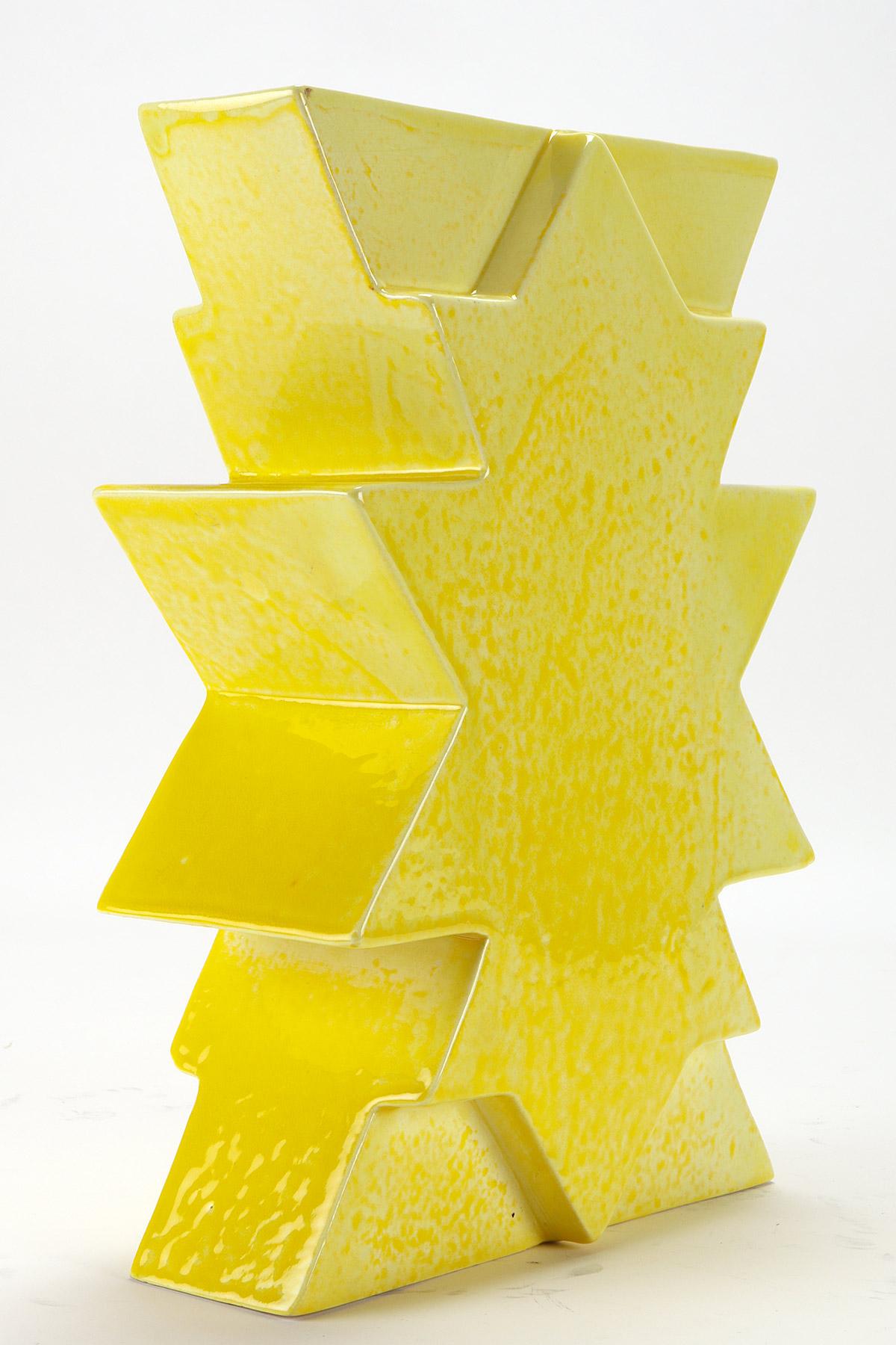 Fin du 20e siècle Vase en céramique Memphis, 