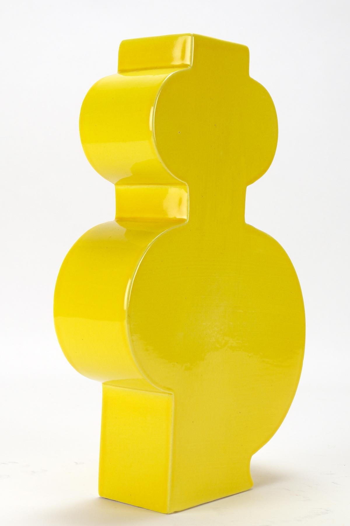 Jarrón de cerámica Memphis, 