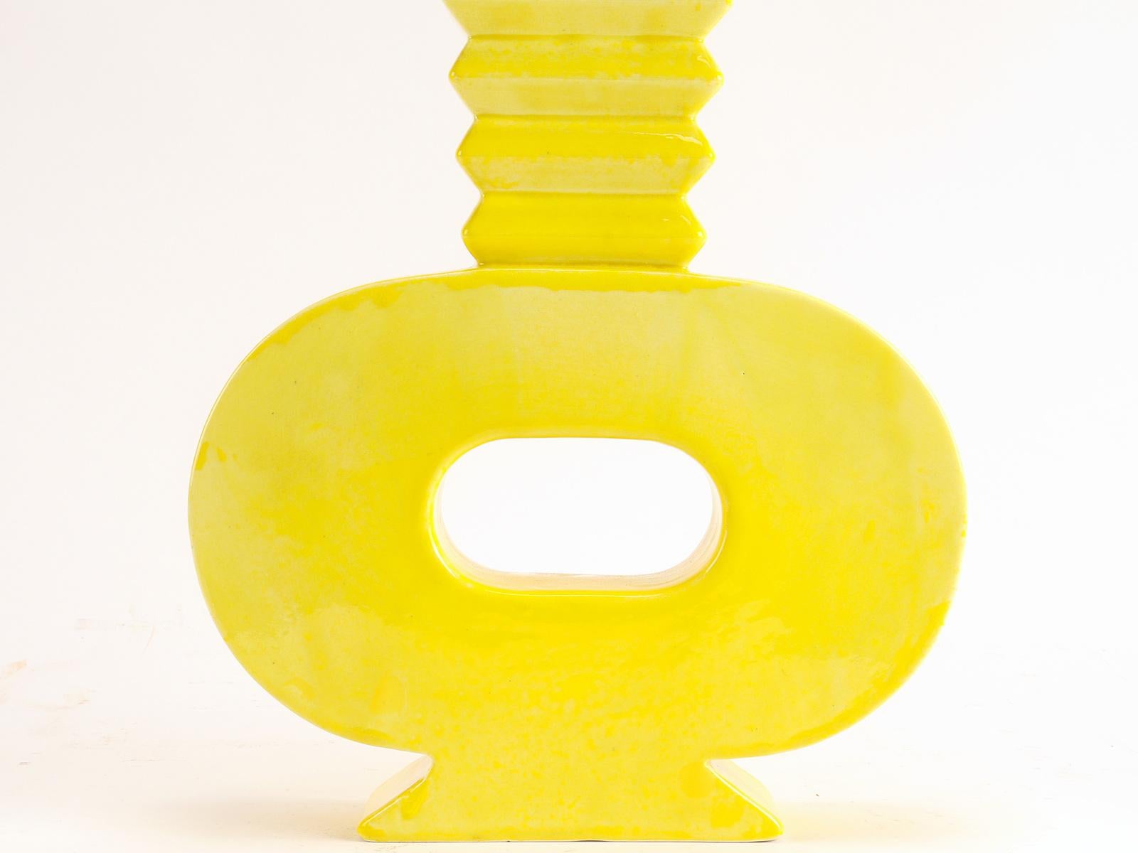 Vaso in ceramica Memphis, 