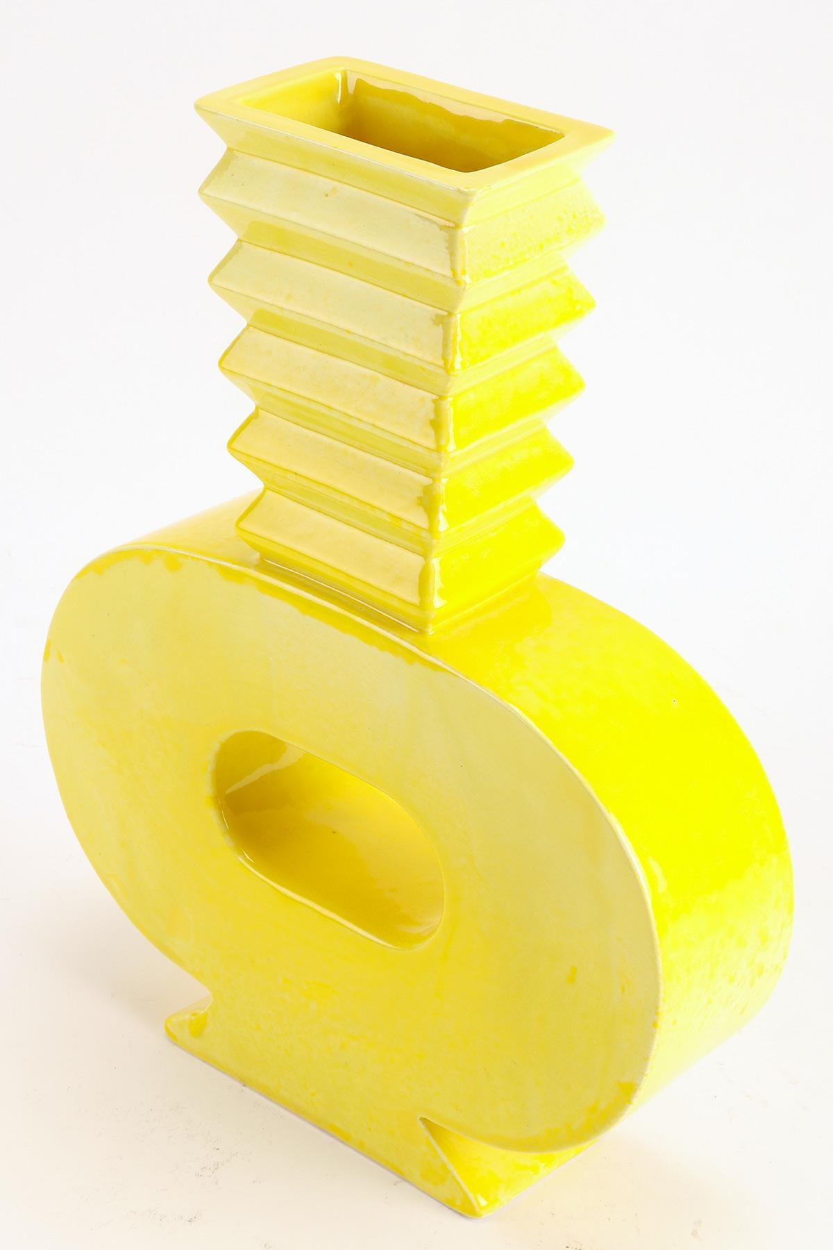 Vaso in ceramica Memphis, 