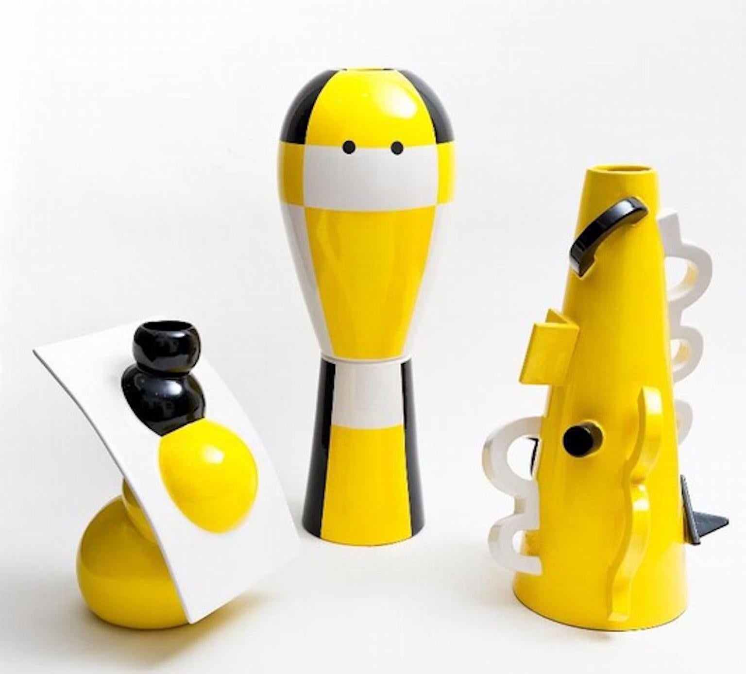Vaso in ceramica Model B ABC Collection di Alessandro Mendini per Superego Editions In condizioni ottime in vendita a Milan, Italy