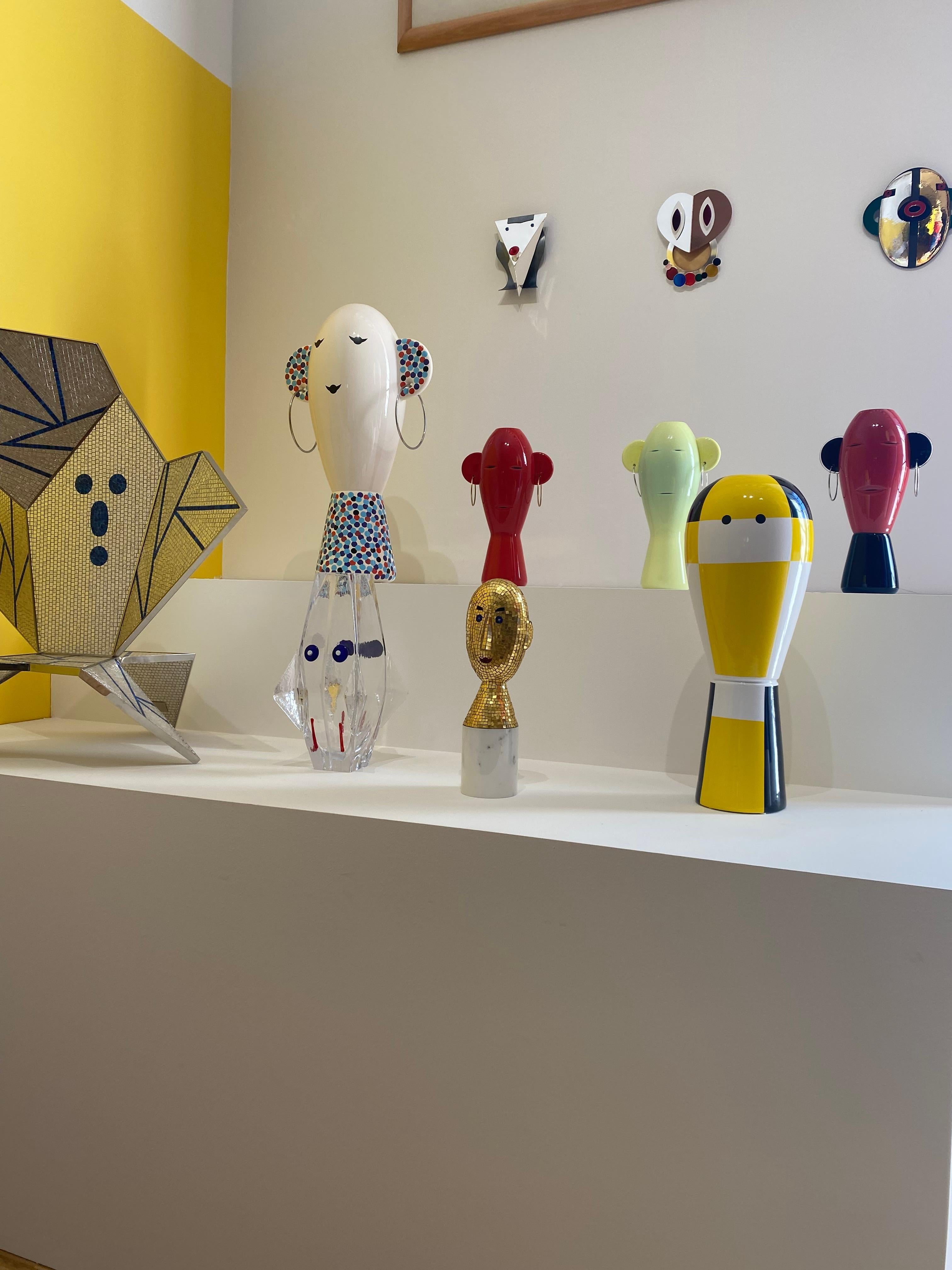 XXI secolo e contemporaneo Vaso in ceramica Model B ABC Collection di Alessandro Mendini per Superego Editions in vendita