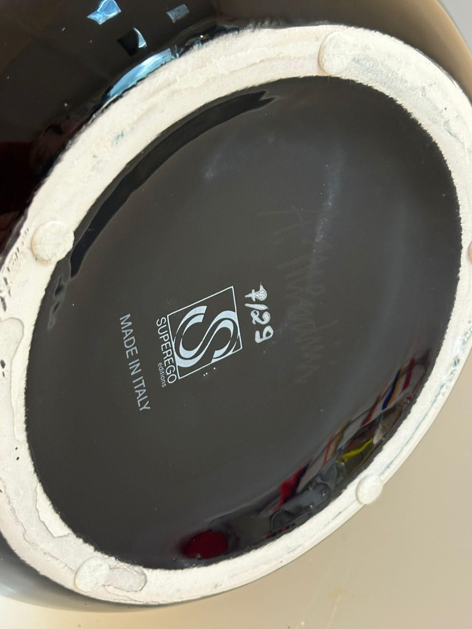 Moderno Vaso in ceramica Model C ABC Collection di Alessandro Mendini per Superego Editions in vendita