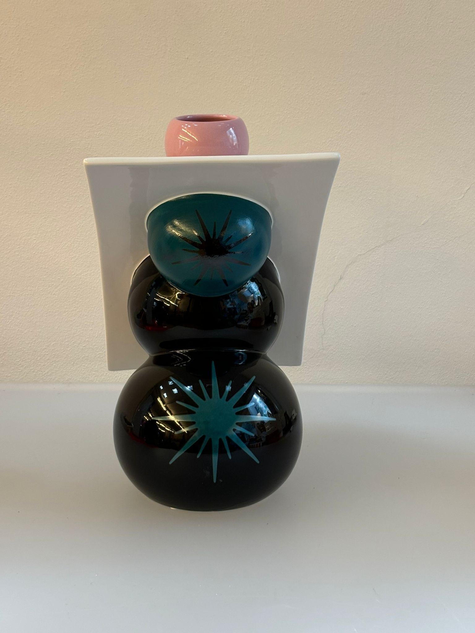 Vaso in ceramica Model C ABC Collection di Alessandro Mendini per Superego Editions In condizioni ottime in vendita a Milan, Italy