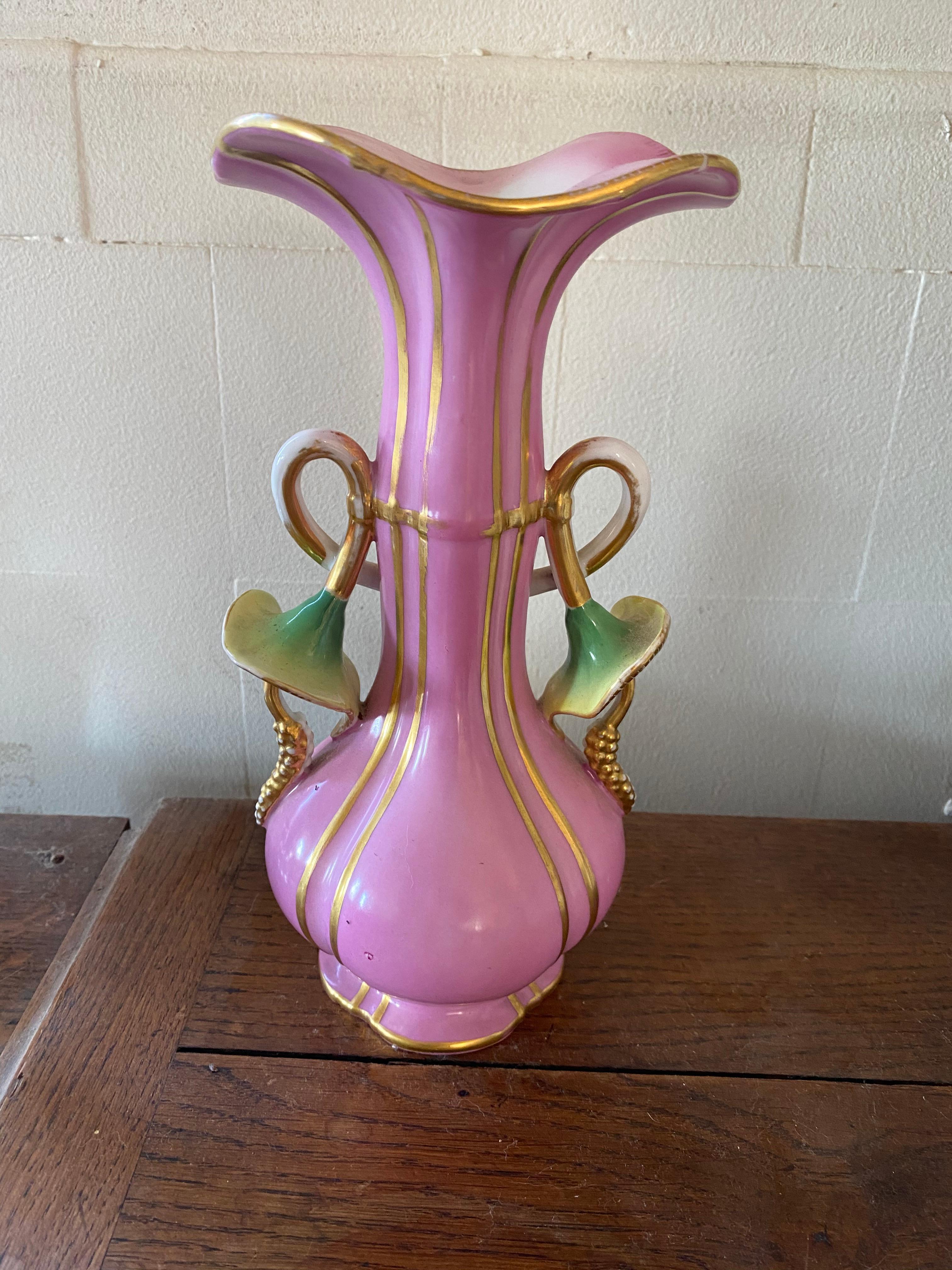 Ceramic Vase Napoleon III Period For Sale 1