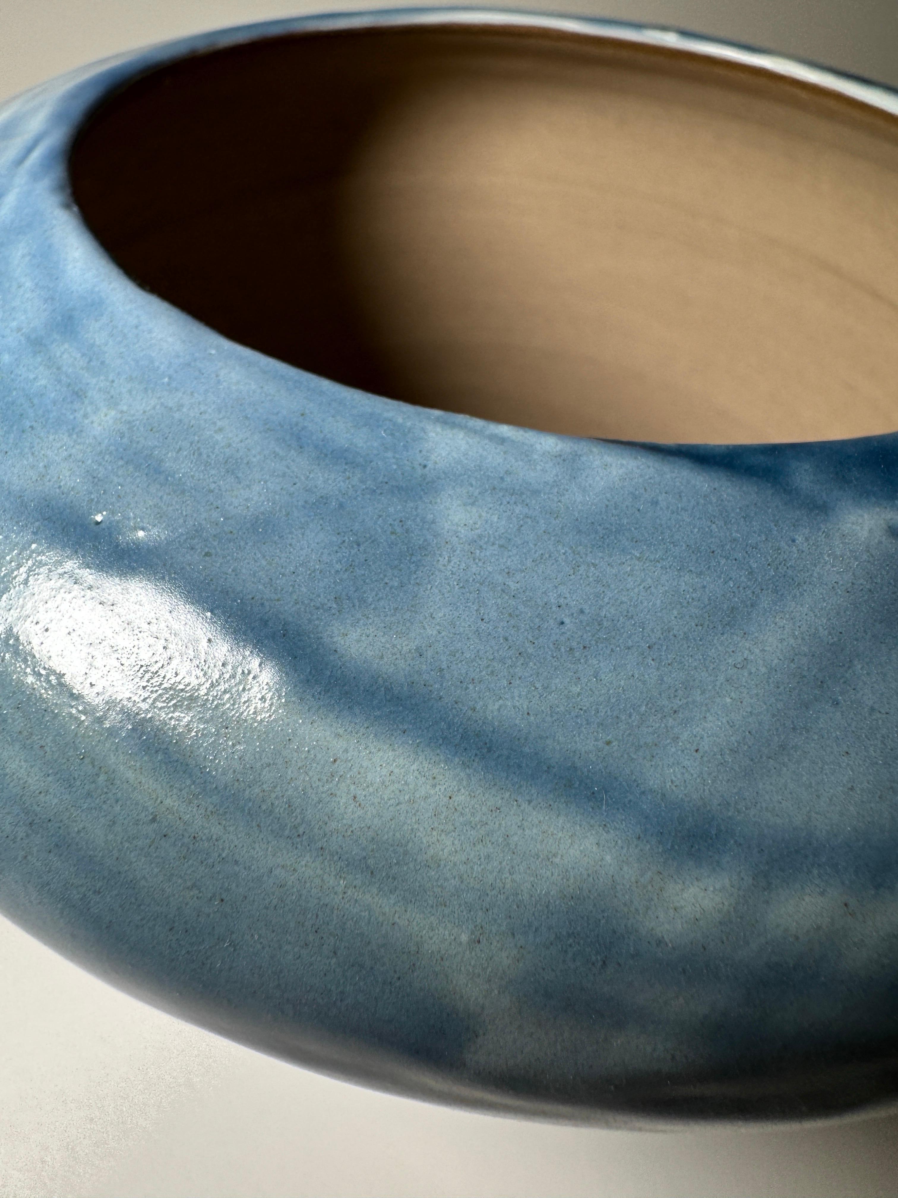 Fatto a mano Vaso in ceramica - pezzo unico da collezione contemporaneo, opera certificata di Studio A in vendita