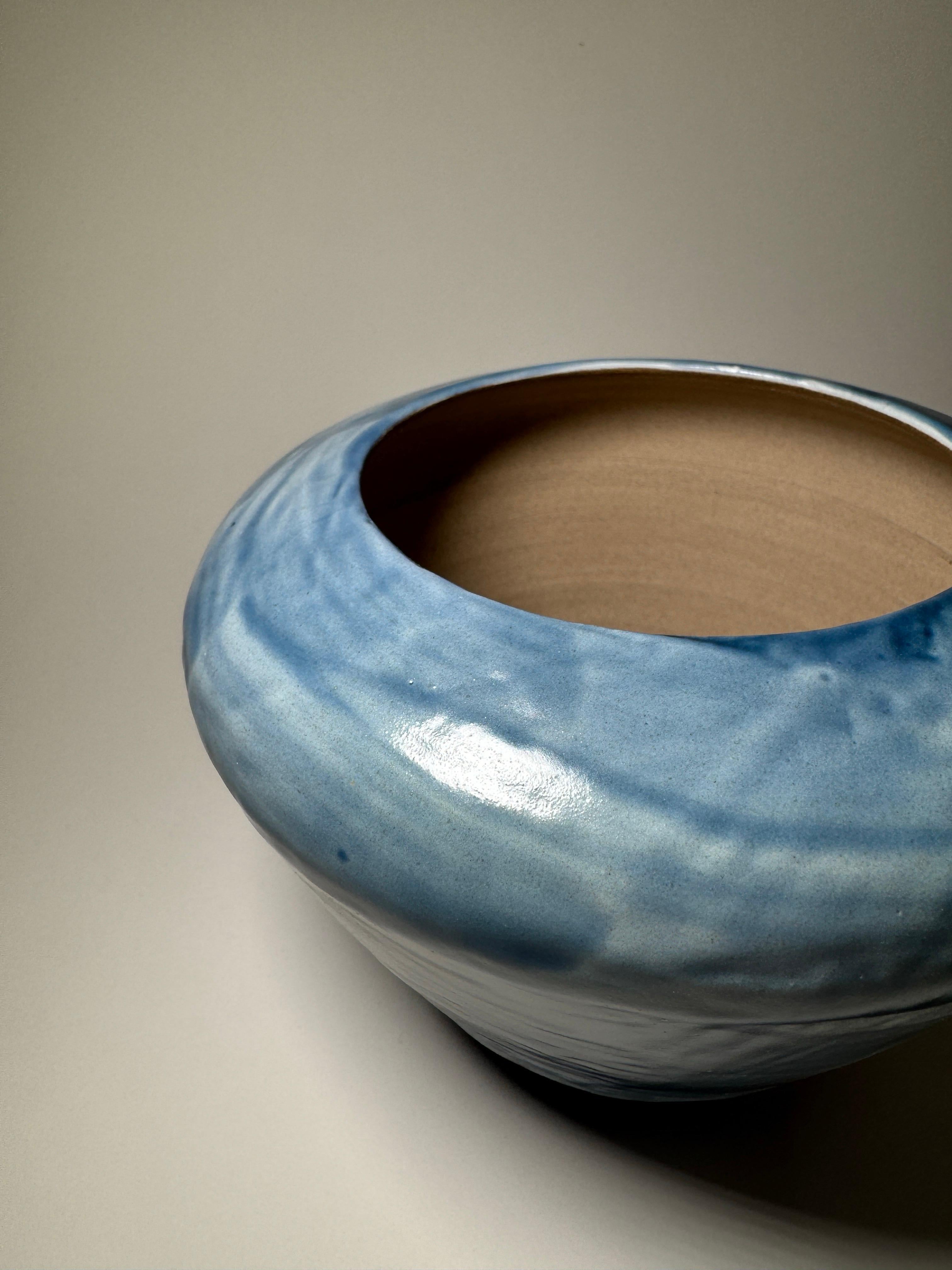 XXI secolo e contemporaneo Vaso in ceramica - pezzo unico da collezione contemporaneo, opera certificata di Studio A in vendita