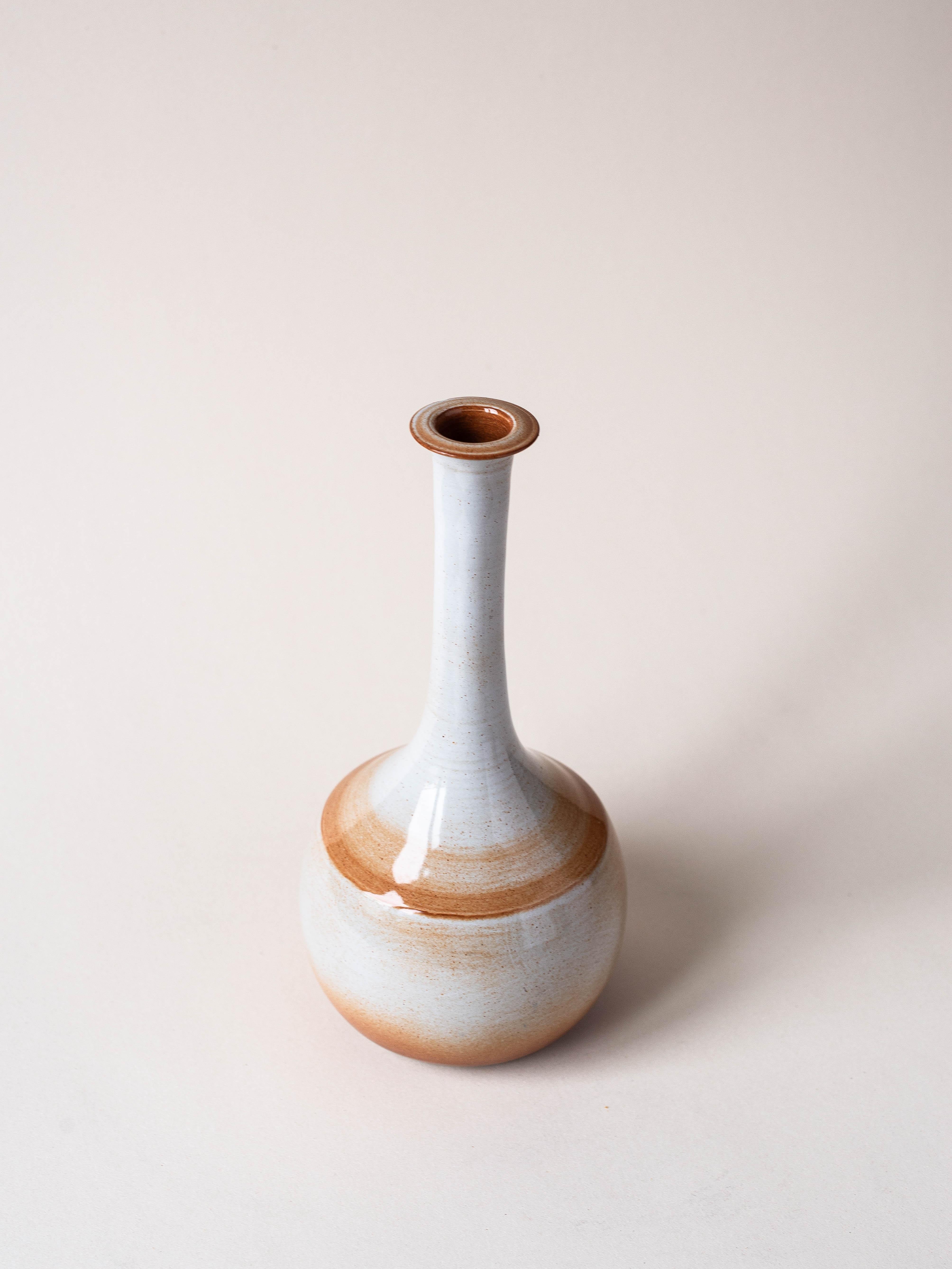 Mid-Century Modern Ceramic Vase or Solifore, France 1970s For Sale