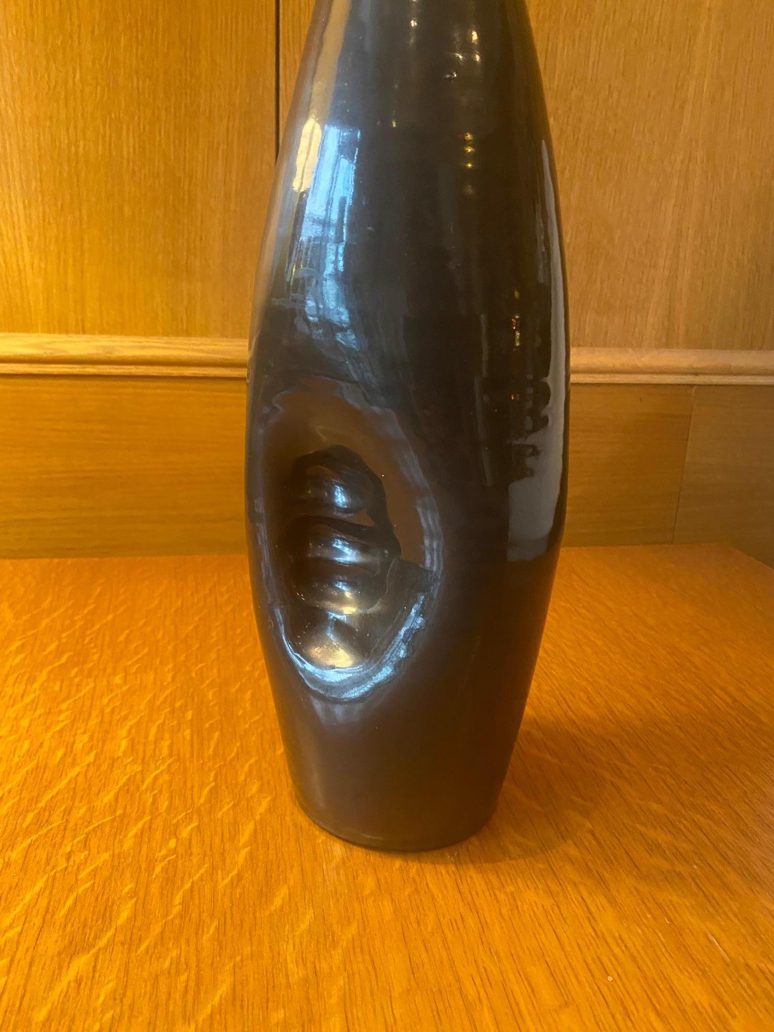 Vase en céramique Pingouin par Accolay, France, années 1960 Bon état - En vente à Paris, FR