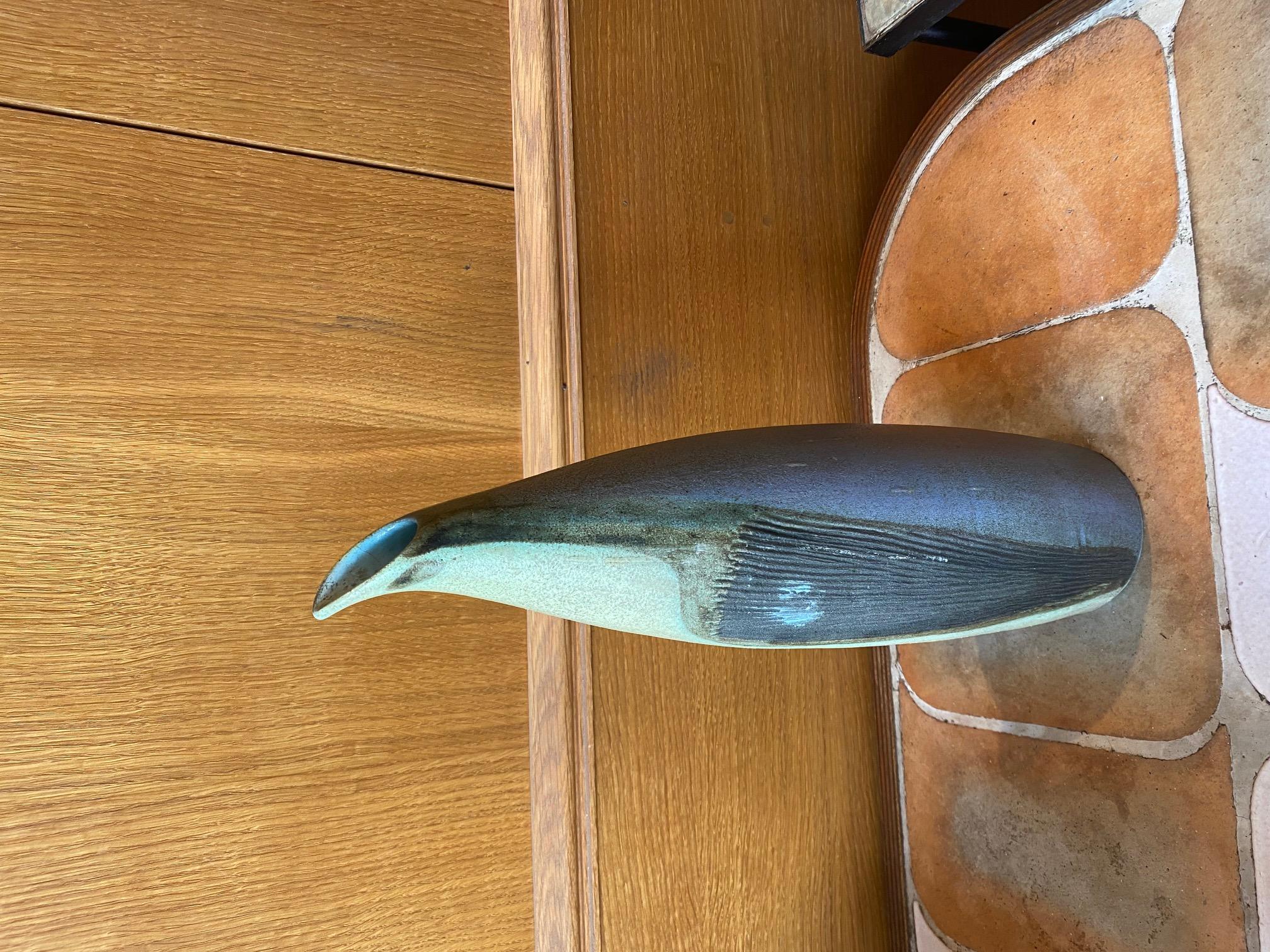 Céramique Vase en céramique Pingouin par Accolay, France, années 1960 en vente