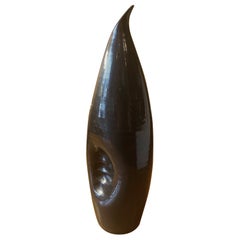 Jarrón de cerámica "Pingüino" de Accolay, Francia, años 60