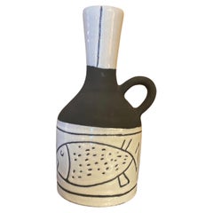 Ceramic Vase / Pitcher by Jacques Innocenti, Vallauris, France, 1950s