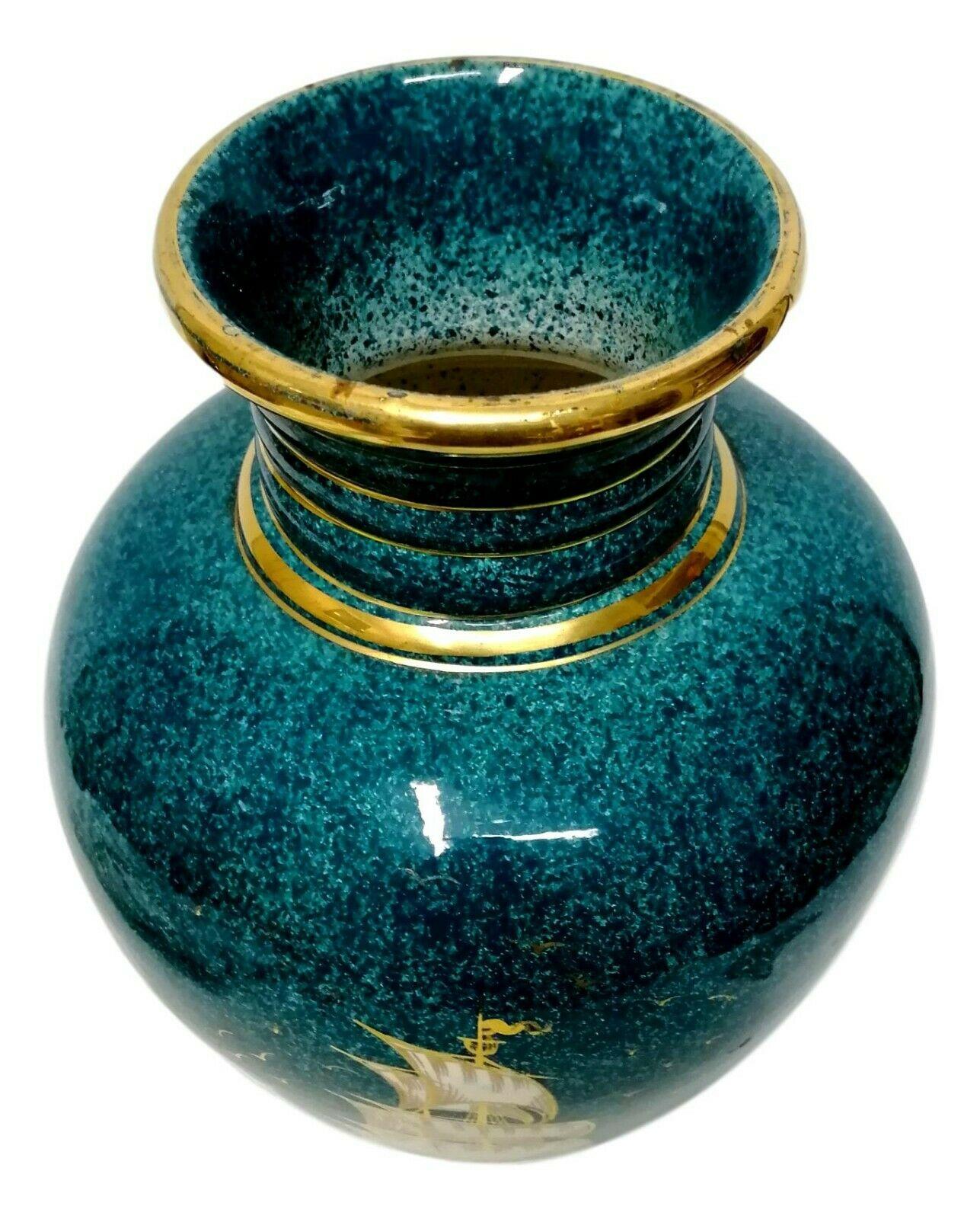 Mid-20th Century Ceramic Vase Produced by Barraud, Messeri & C., 1940s For Sale