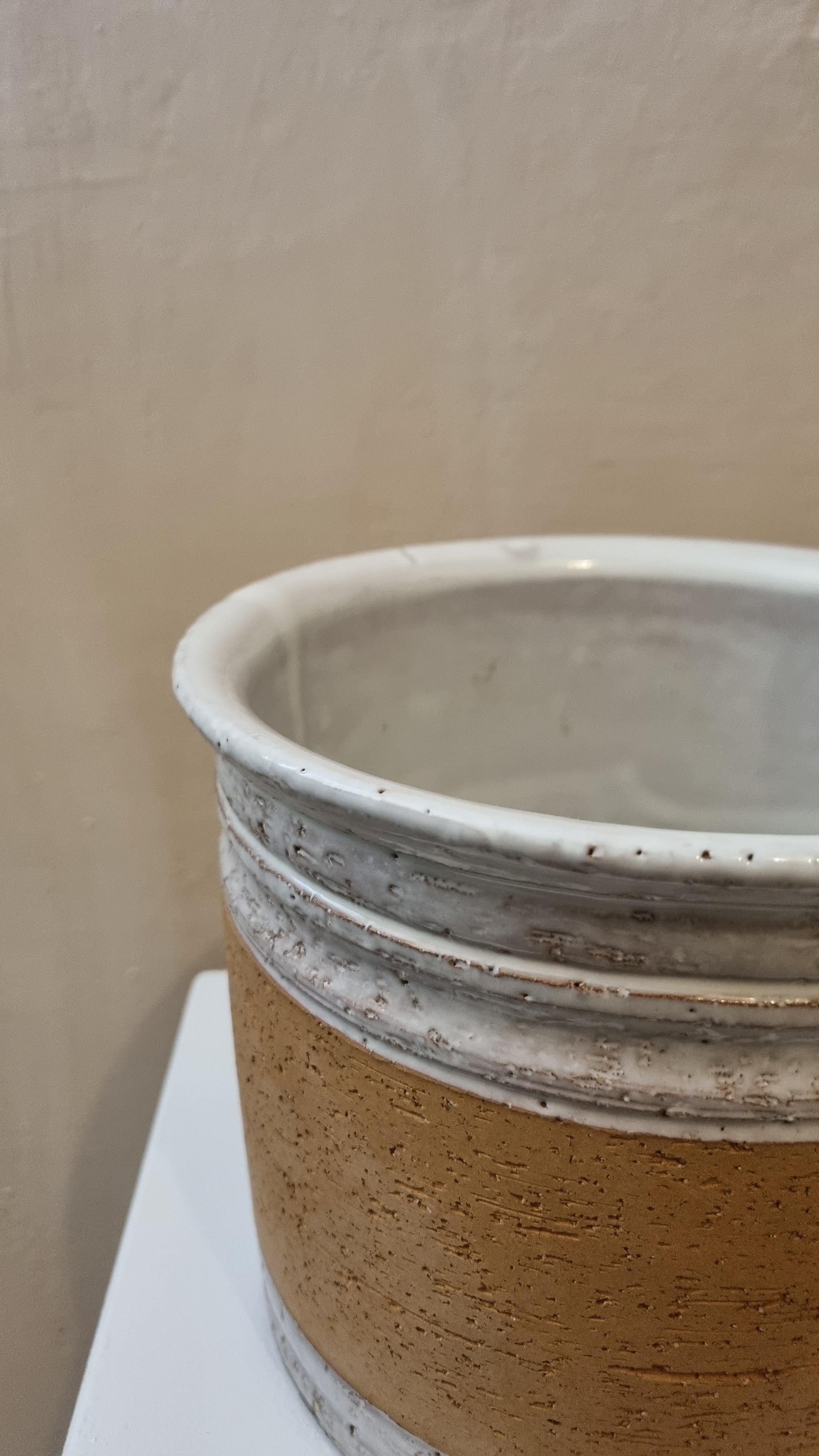 Keramikvase Rosenthal Netter, hergestellt von Ceramiche Bitossi Montelupo, 70er-Jahre. (Emailliert) im Angebot