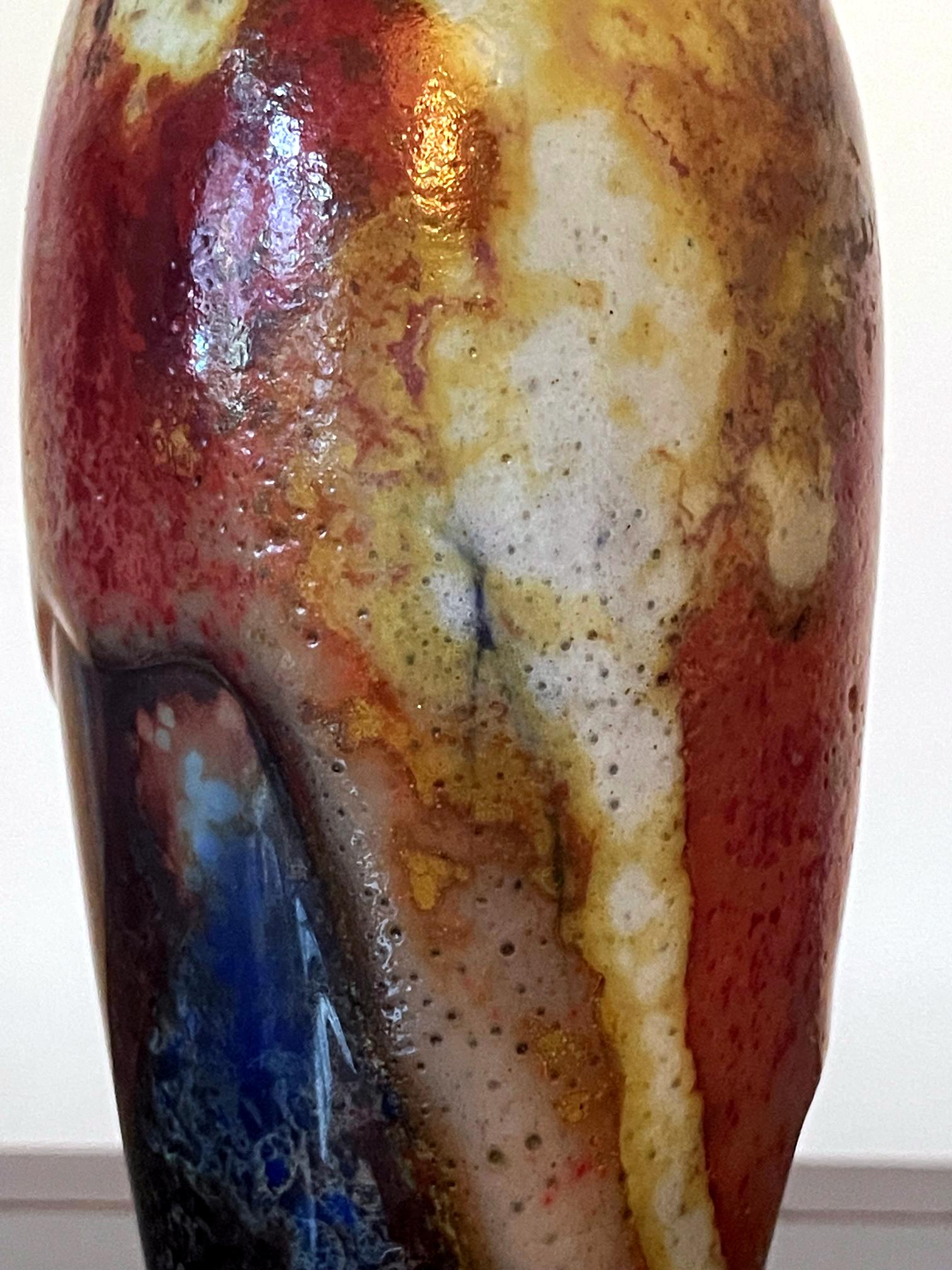 Ceramic Vase Royal Doulton Chang Ware For Sale 11