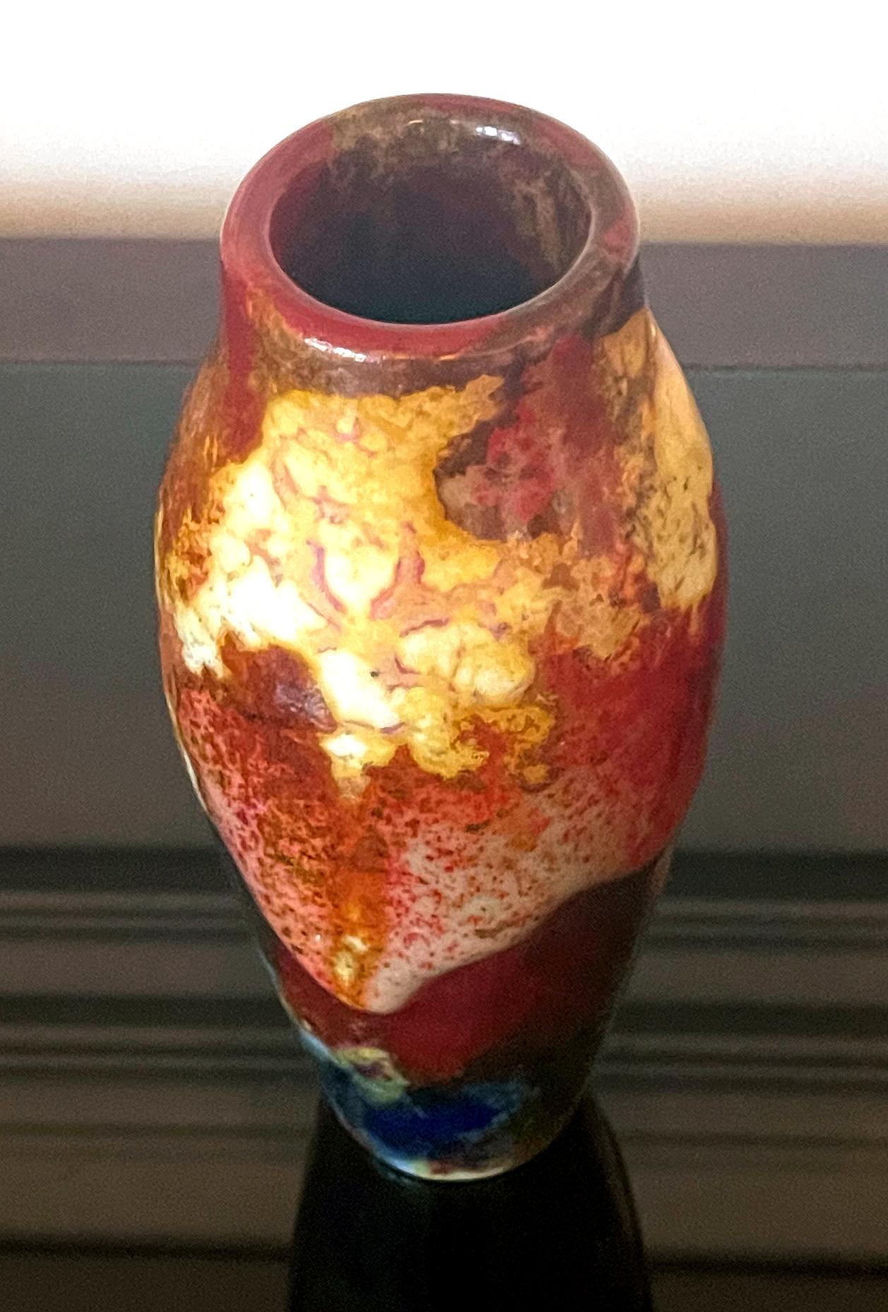 Ceramic Vase Royal Doulton Chang Ware For Sale 2