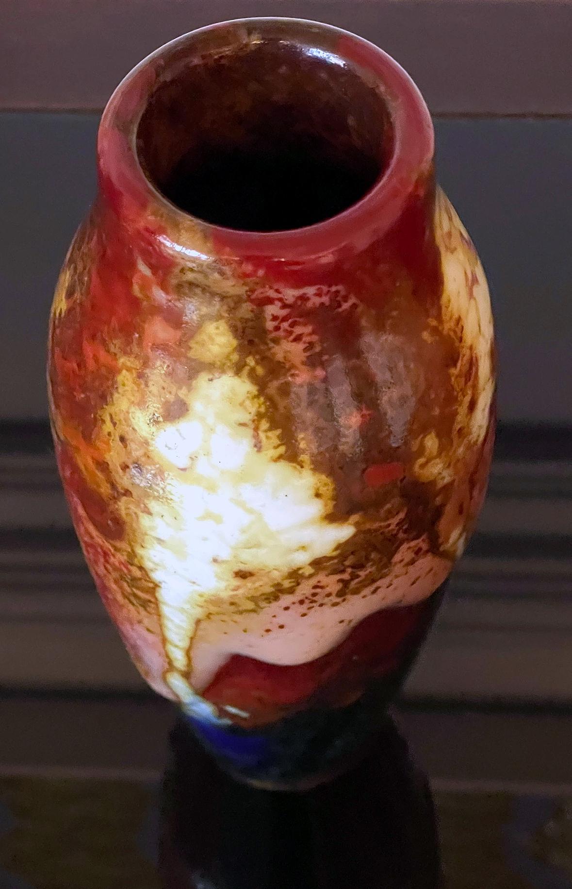 Ceramic Vase Royal Doulton Chang Ware For Sale 5