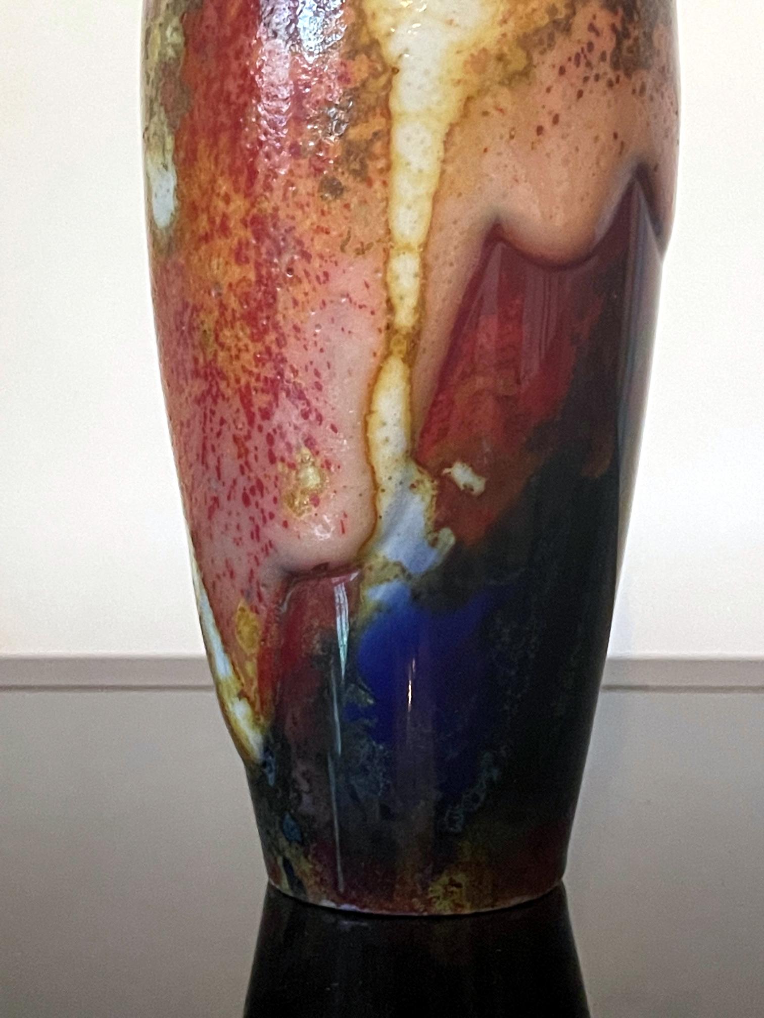 Ceramic Vase Royal Doulton Chang Ware For Sale 6