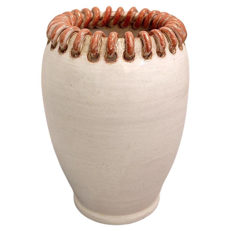 Ceramic Vase signed Alexander - Belgium 1950s