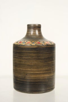 Vase en céramique signé par Raphaël Giarrusso, France 1968