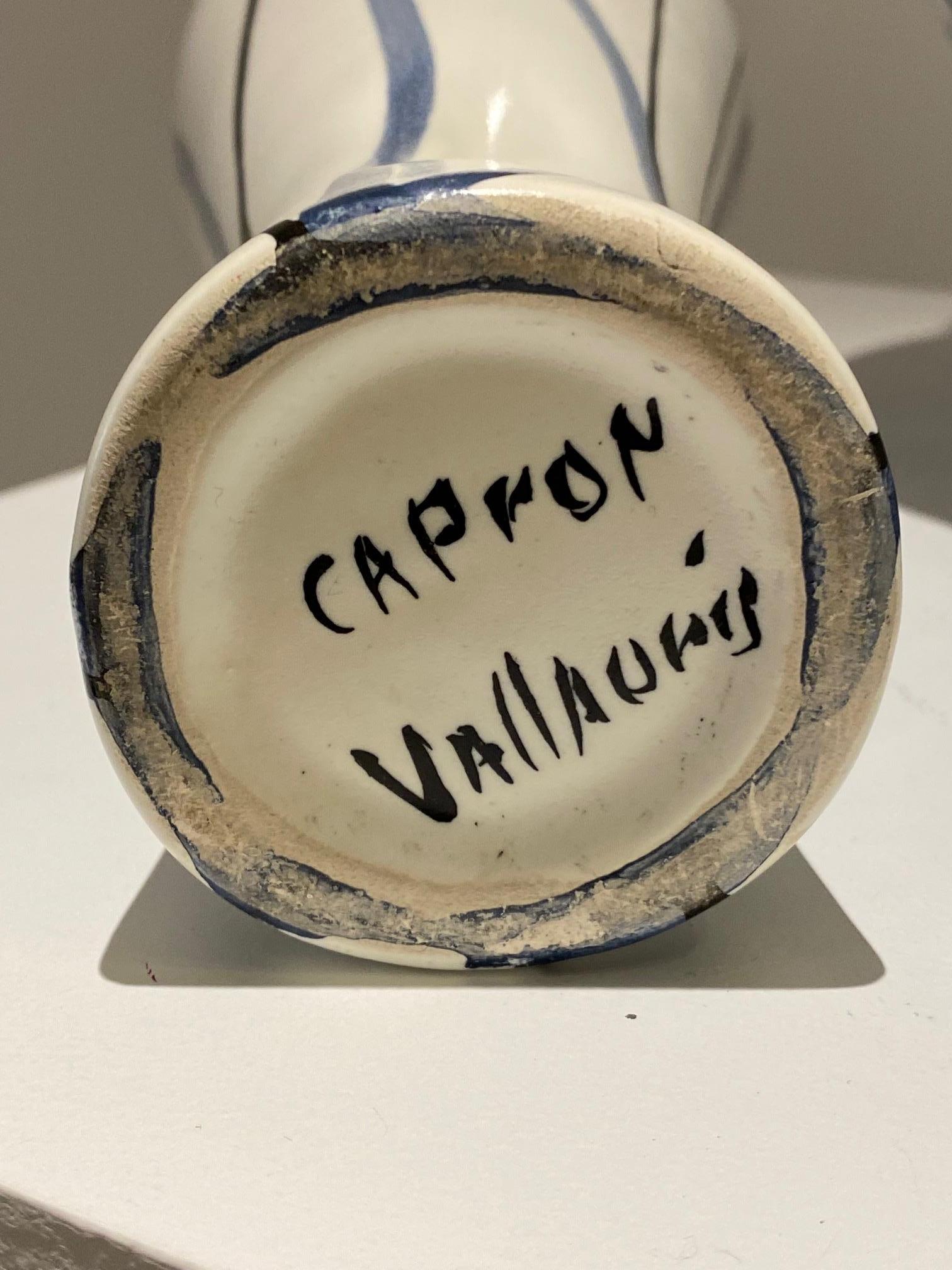Ceramic Vase Signed by Roger Capron Vallauris, 1950s 3