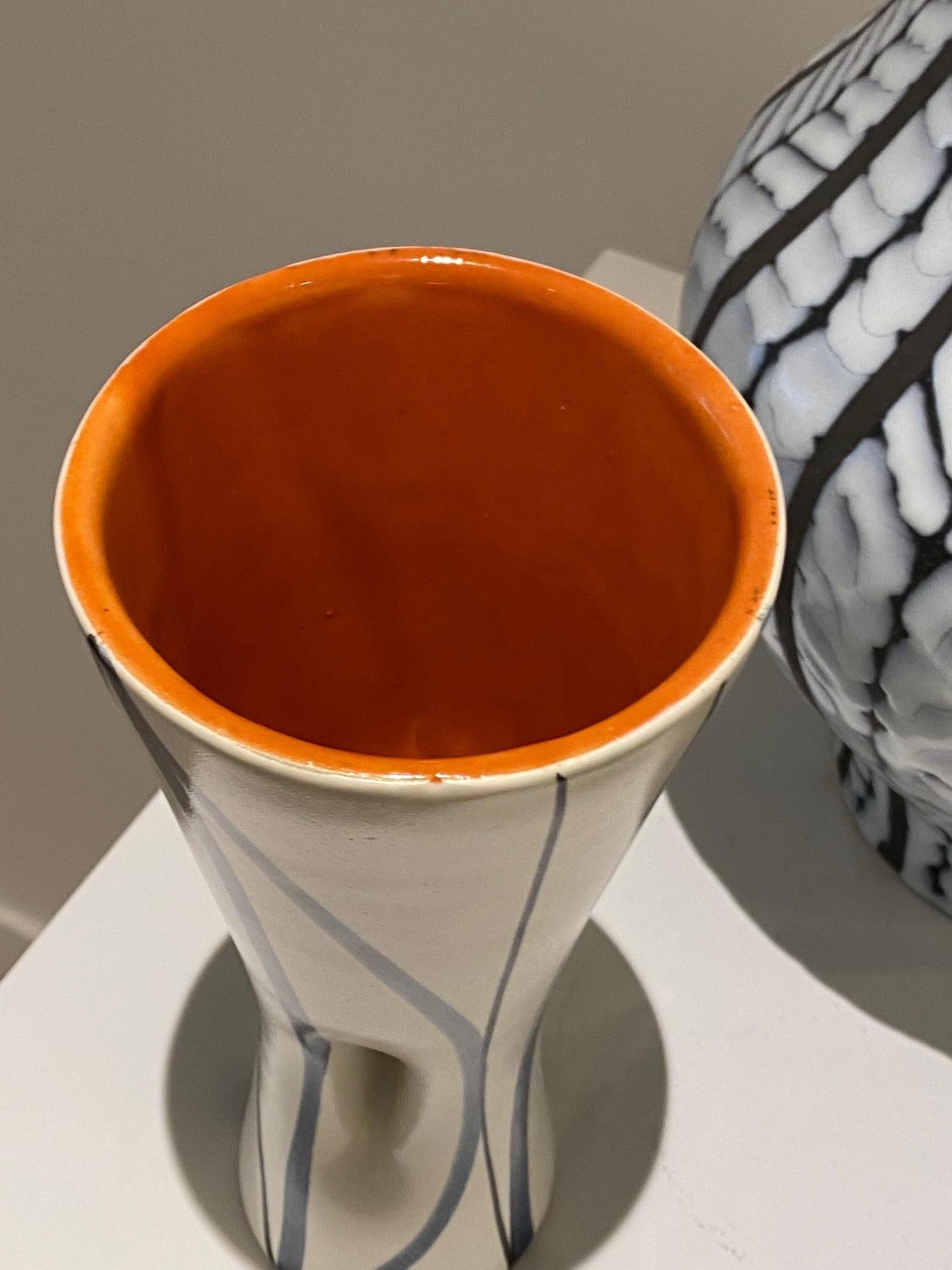 Ceramic Vase Signed by Roger Capron Vallauris, 1950s 4