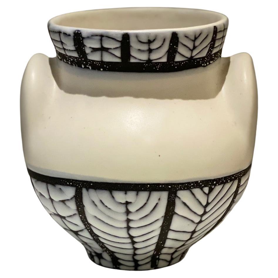 Ceramic Vase Signed by Roger Capron, Vallauris, 1956