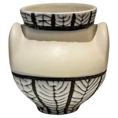 Ceramic Vase Signed by Roger Capron, Vallauris, 1956