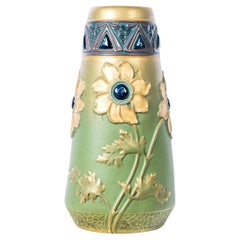 Ceramic Vase Signed Ernst Wahliss, Vienna, Art Nouveau Period, circa 1890