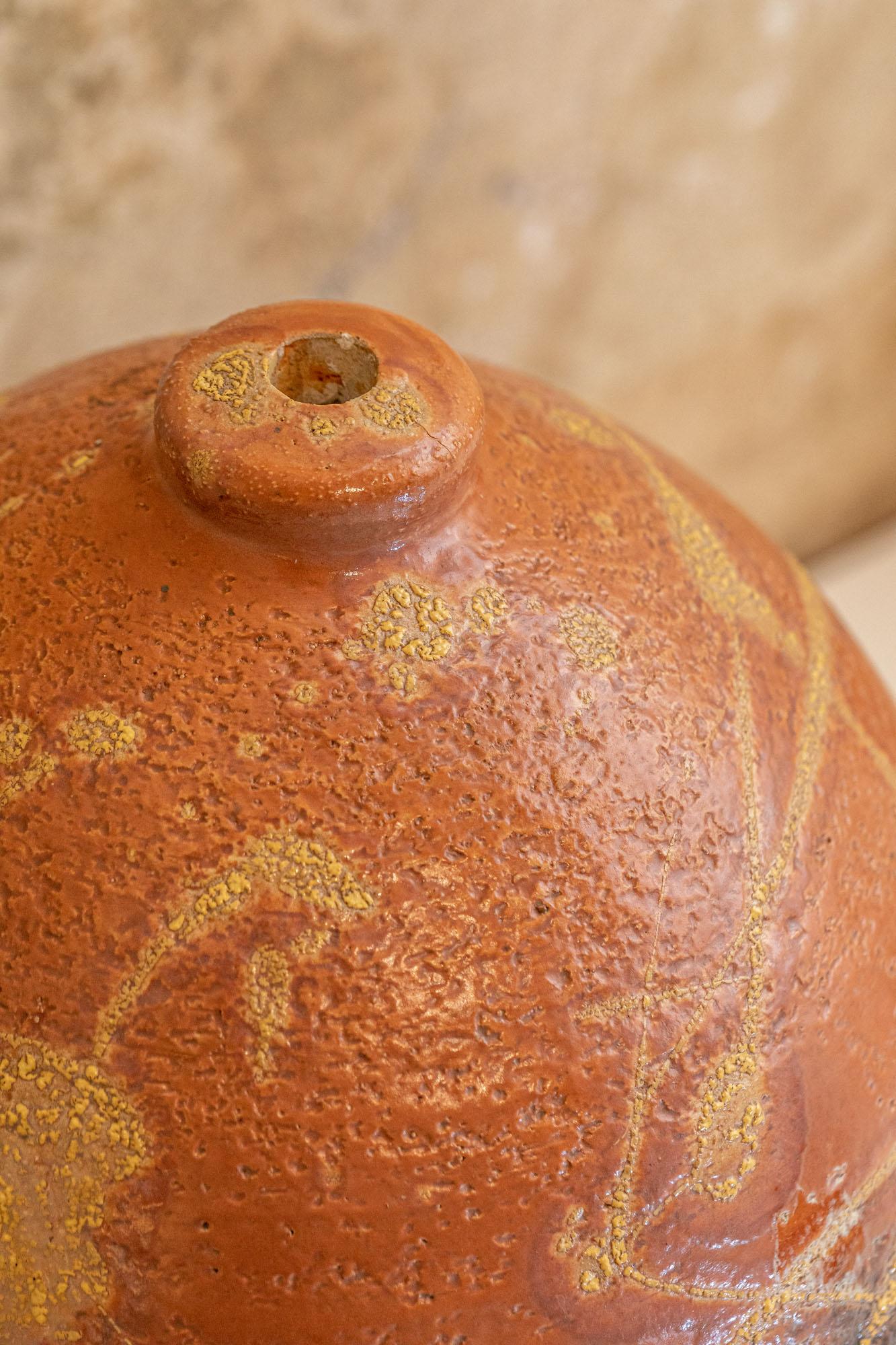 Mid-Century Modern Ceramic Vase Signed Marcello Fantoni