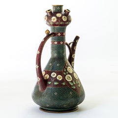 Ceramic Vase Signed Turn-Teplitz, Attributed to Paul Dachsel, Austria, c. 1900