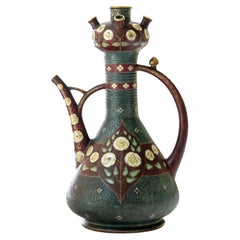 Vase en céramique signé Turn-Teplitz, attribué à Paul Dachsel, Autriche, vers 1900