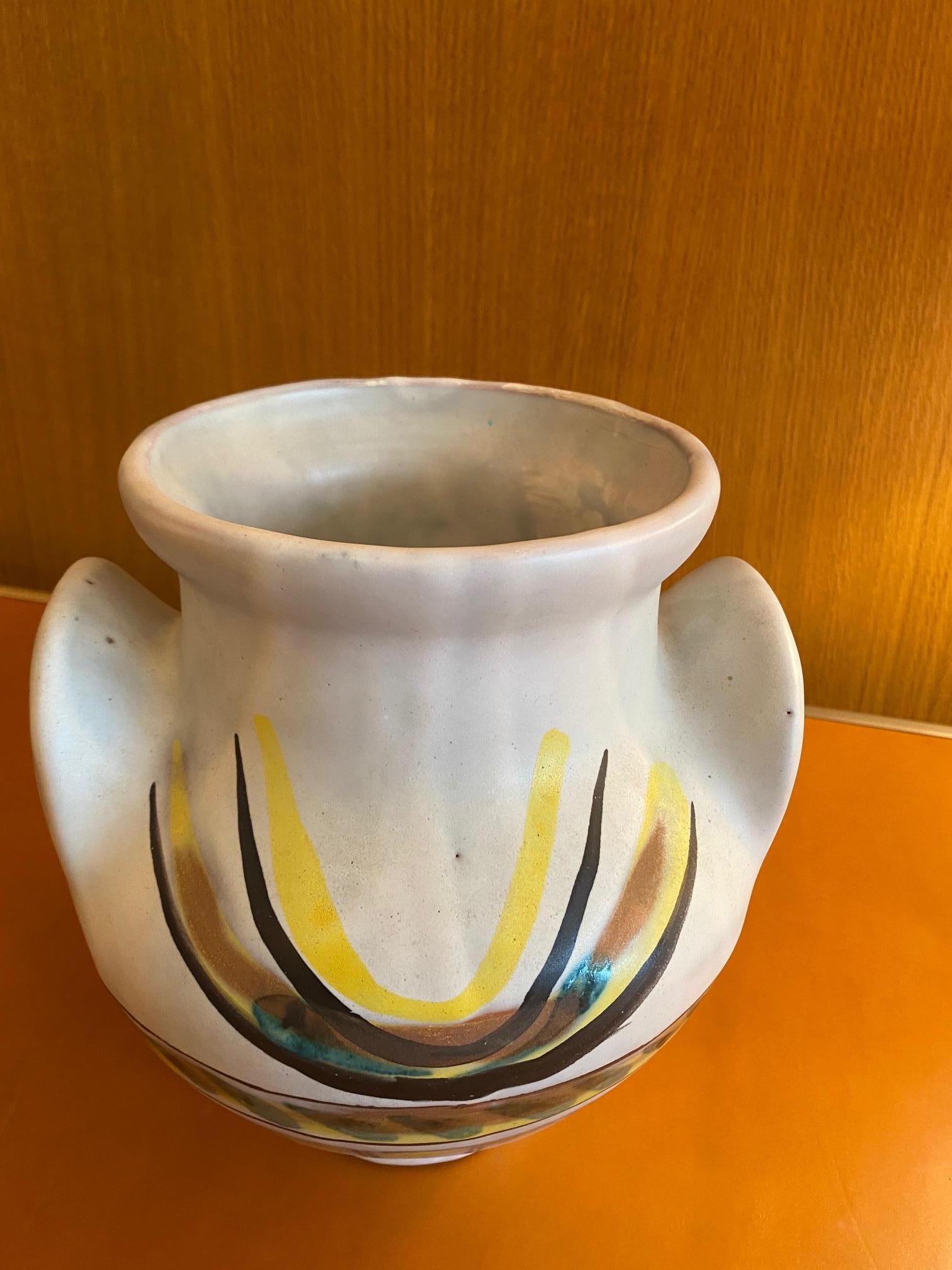 Metà XX secolo Vaso in ceramica 