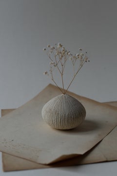 Ceramic Vase, Soliflore Sea Urchin shaped, France 1970