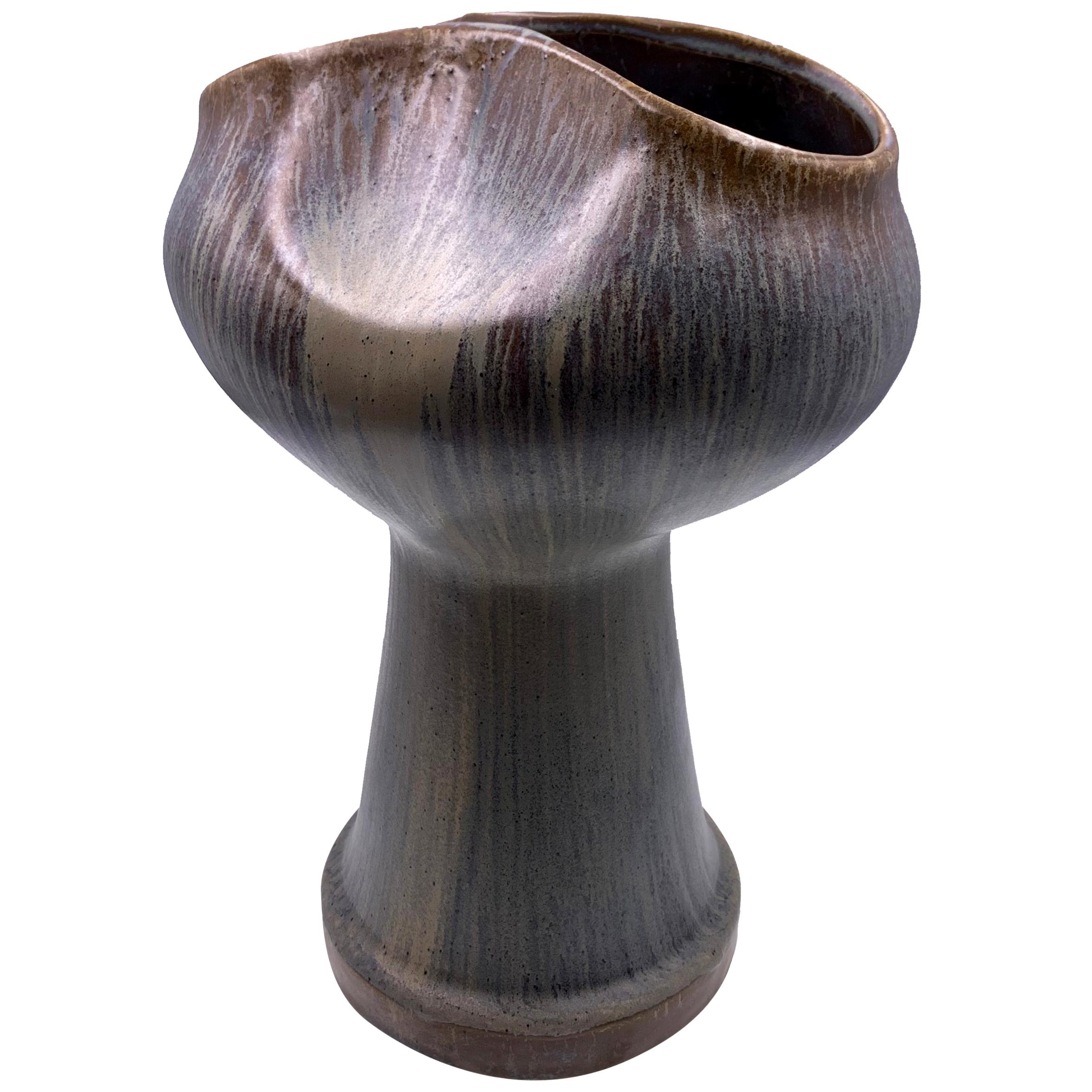 Vase en céramique l'ampoule Mid Century Rhythm Andr Fu Living Décoratif Nouveau