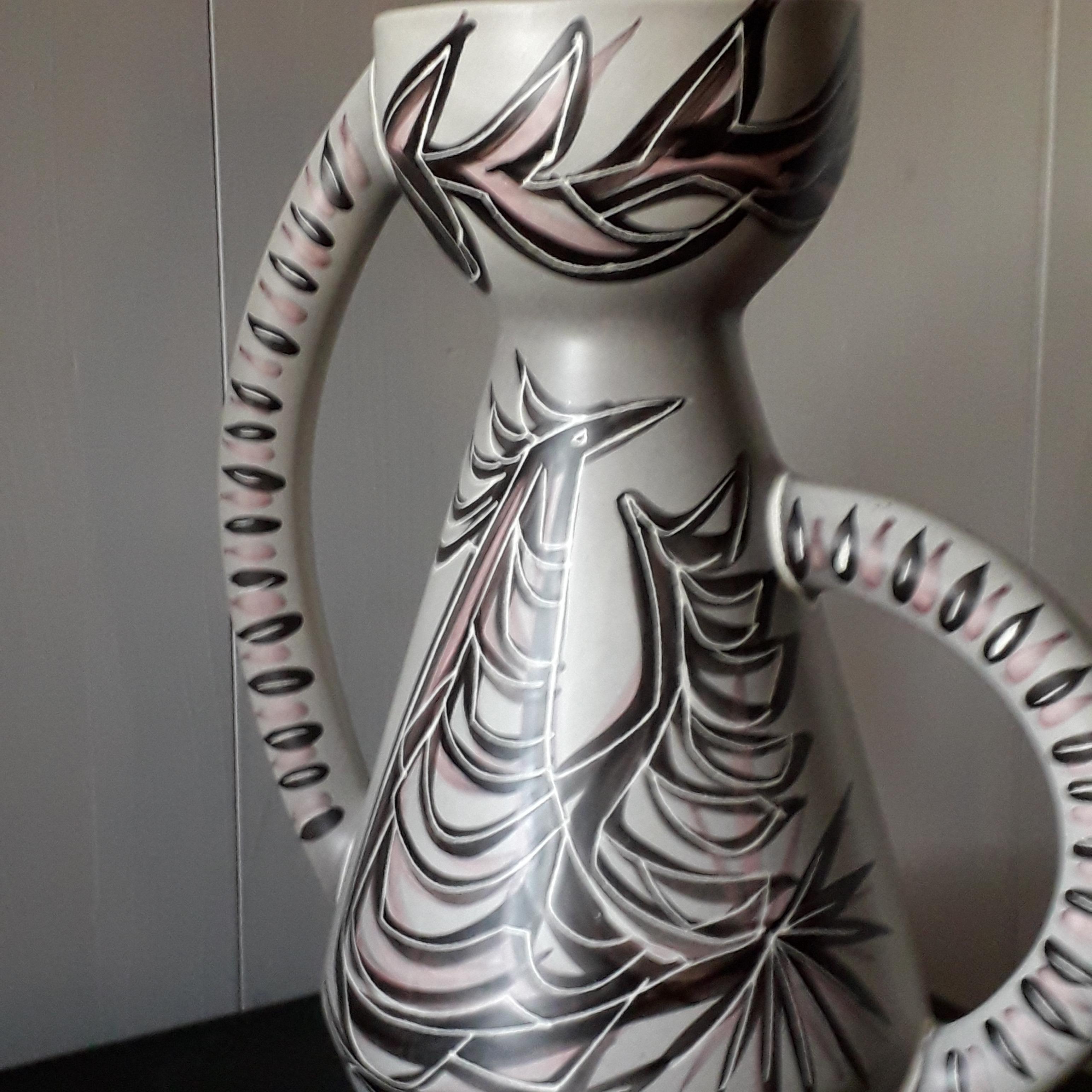 Modern Ceramic Vase Vallauris France, 21st Century For Sale