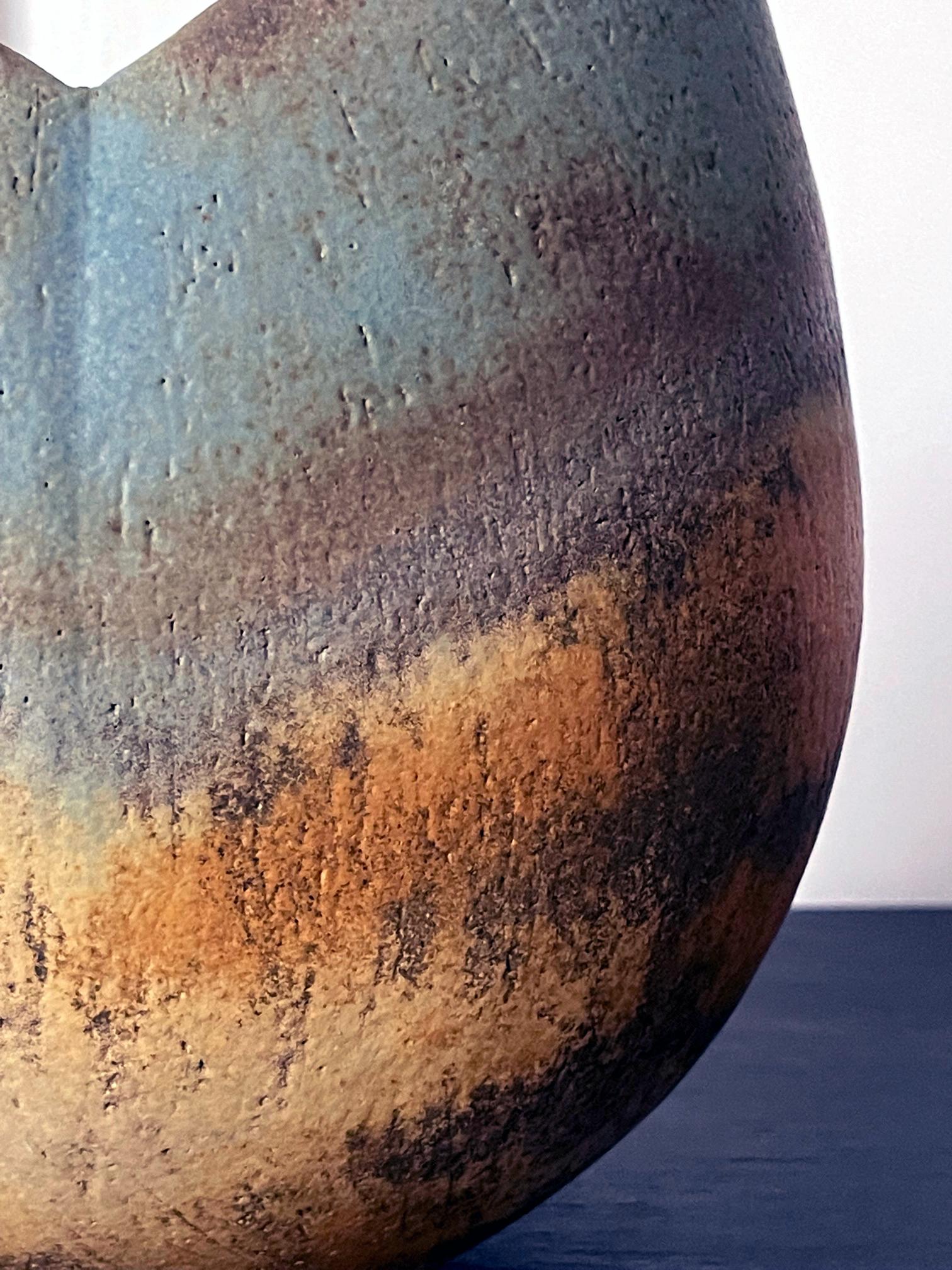Ceramic Vase Vessel by British Studio Potter John Ward For Sale 3
