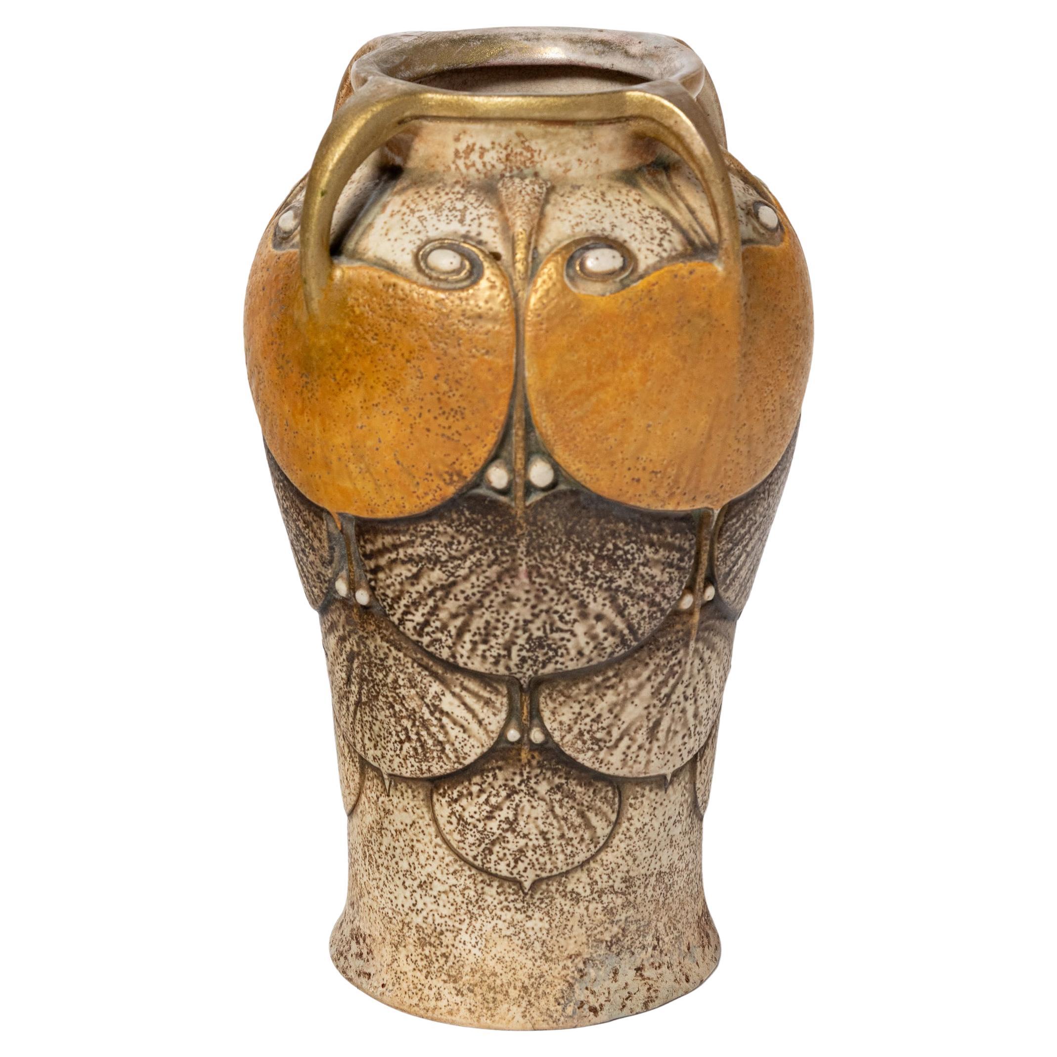 Ceramic Vase, Vienna, Art Nouveau Period, circa 1890