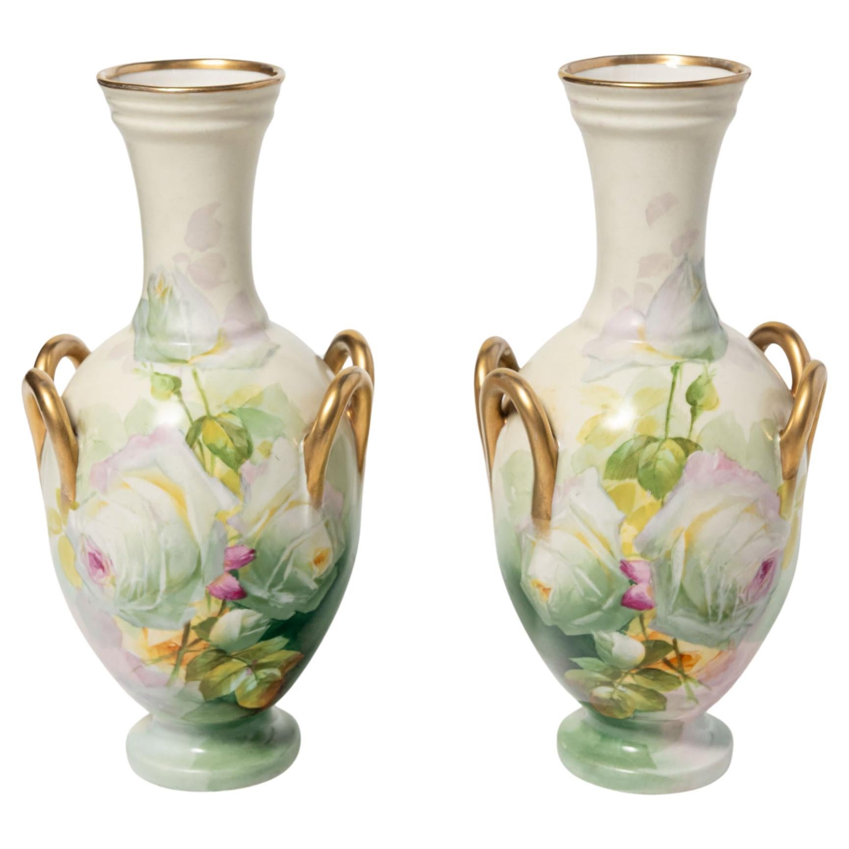 Ceramic Vase, Vienna, Art Nouveau Period, circa 1890.
