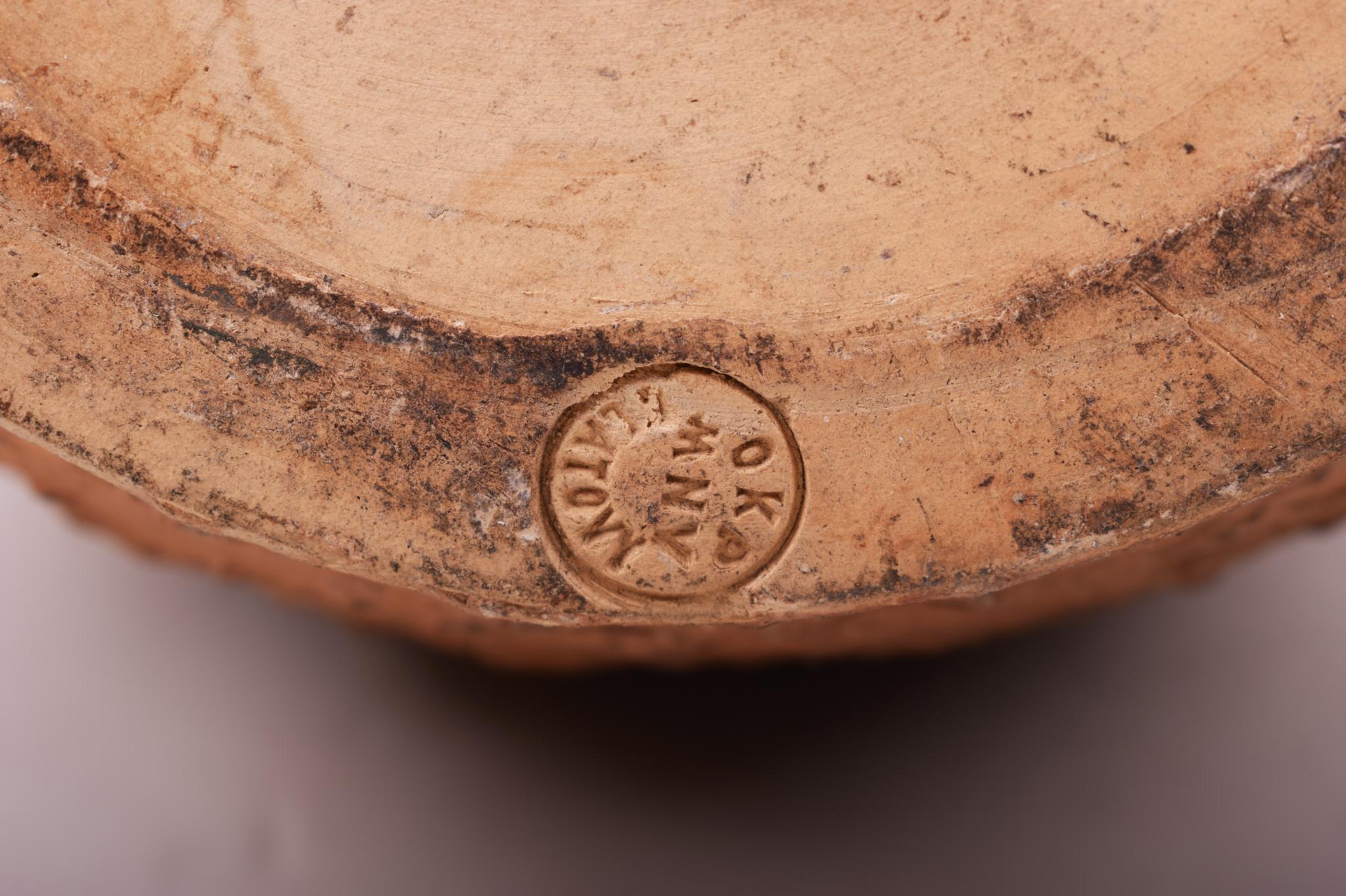 Ceco Vaso in ceramica con base Made in Czechia, condizioni originali, metà del secolo scorso in vendita