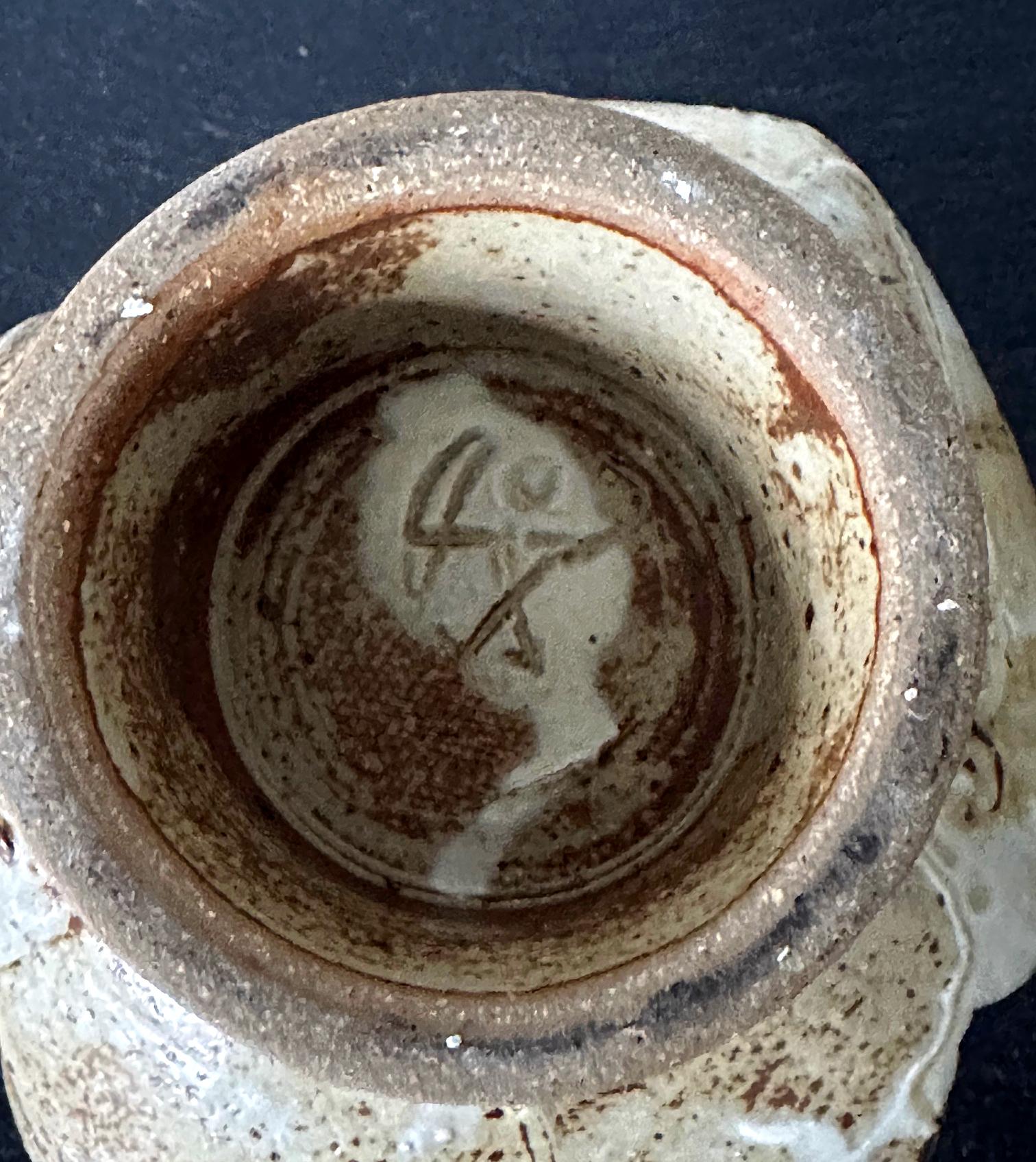 Ceramic Vase with Bespoken Glaze by Makoto Yabe For Sale 11
