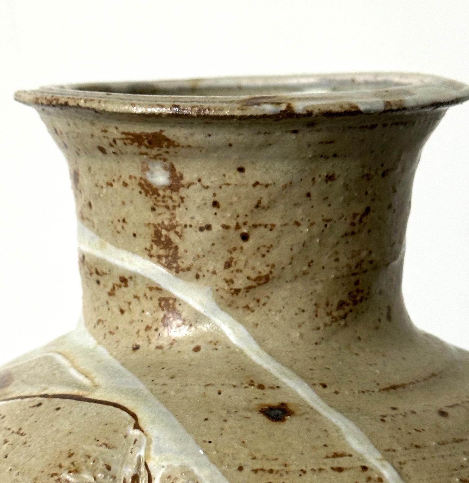 Ceramic Vase with Bespoken Glaze by Makoto Yabe For Sale 1