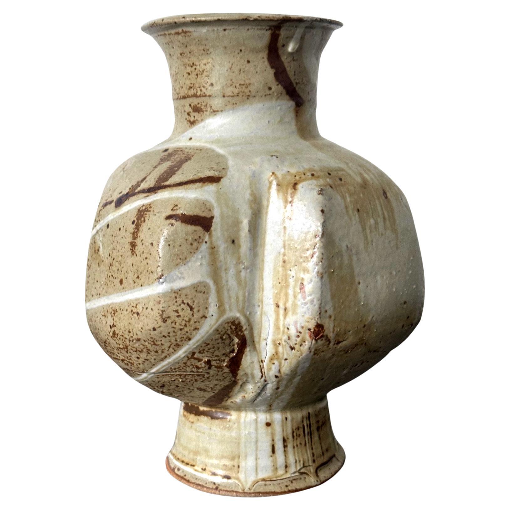 Ceramic Vase with Bespoken Glaze by Makoto Yabe