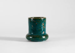 Jarrón de cerámica con azul, Marianne Westman para Rorstrand, Suecia, años 60