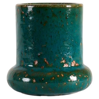 Vase en céramique bleu avec motif bleu, Marianne Westman pour Rorstrand, Suède, années 1960