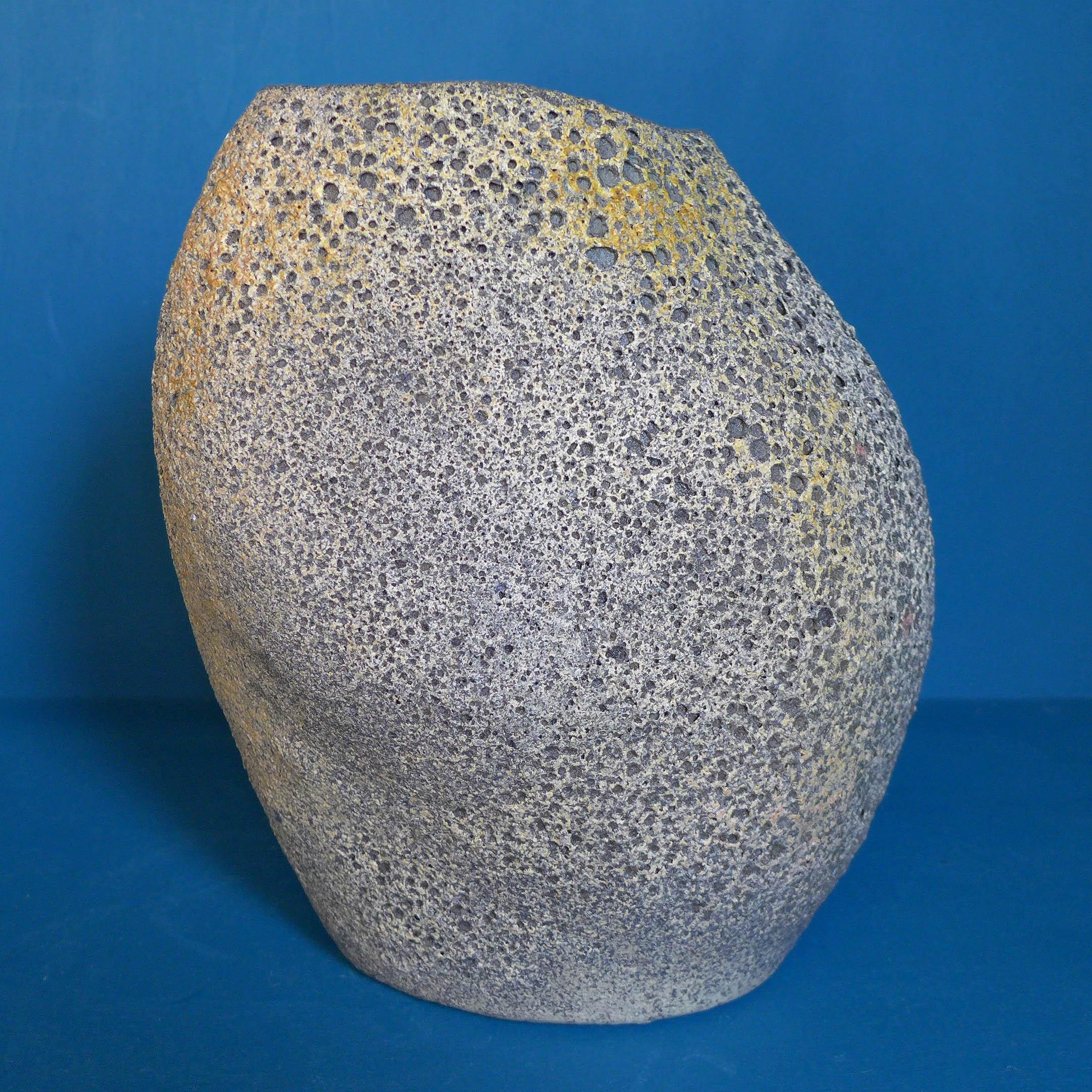 Ceramic Vase with Lava Glaze In Good Condition In Amsterdam, NL